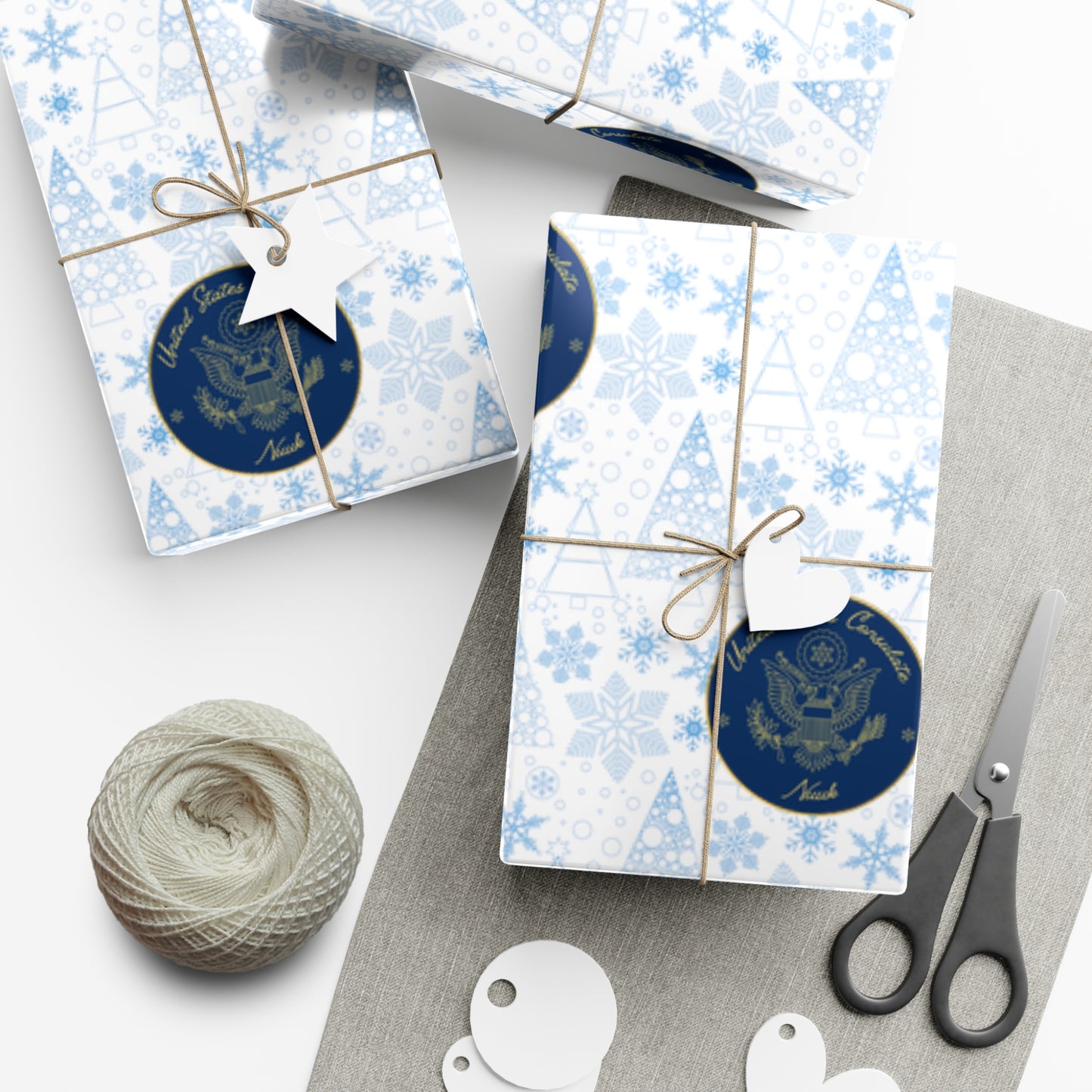 Holiday Gift Wrapping Paper: Nuuk