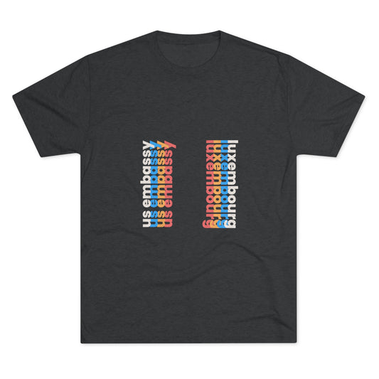 Retro Verso T-Shirt: Luxembourg