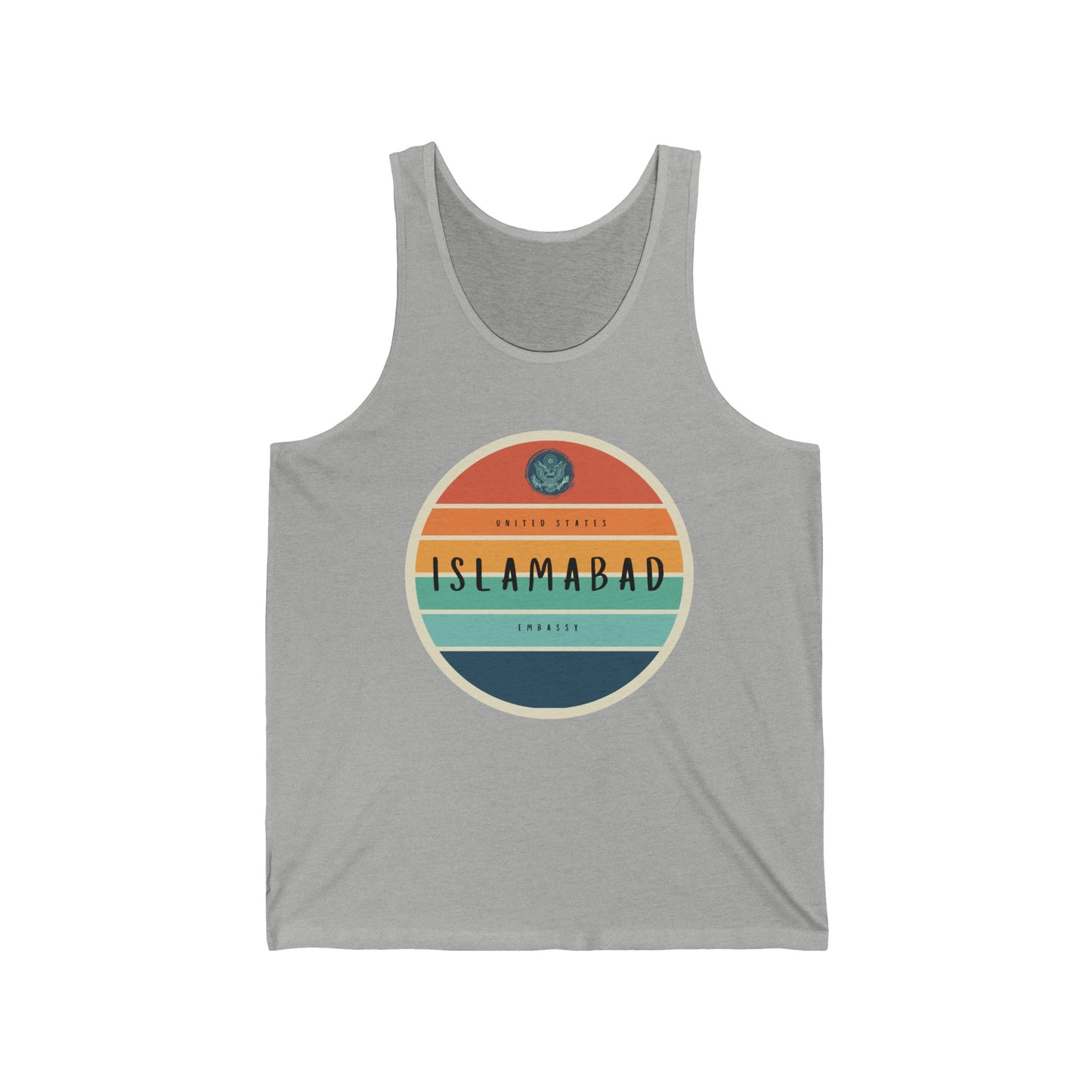 Setting Sun Tank Top: Islamabad