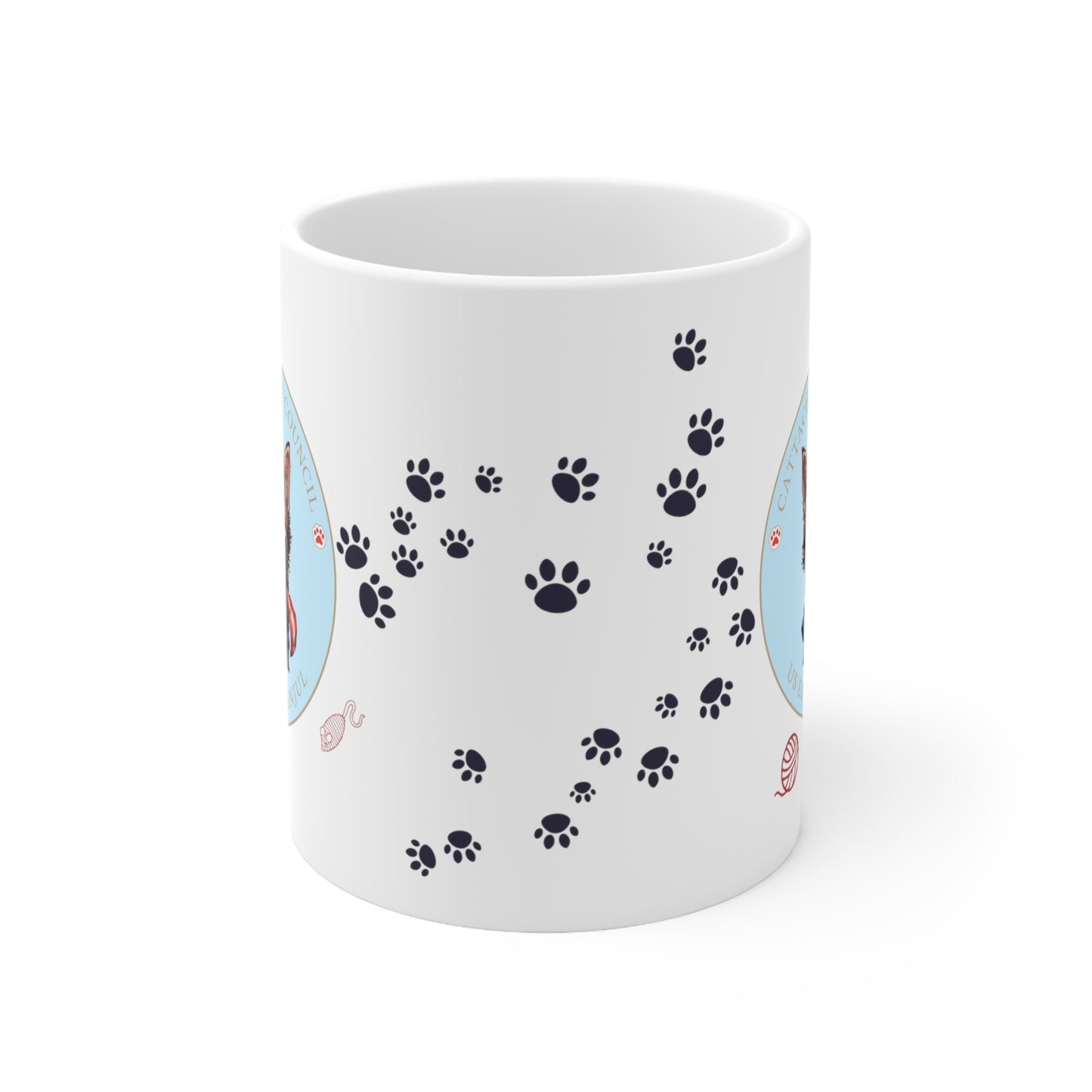 Cattache Mug, Tabby: Banjul