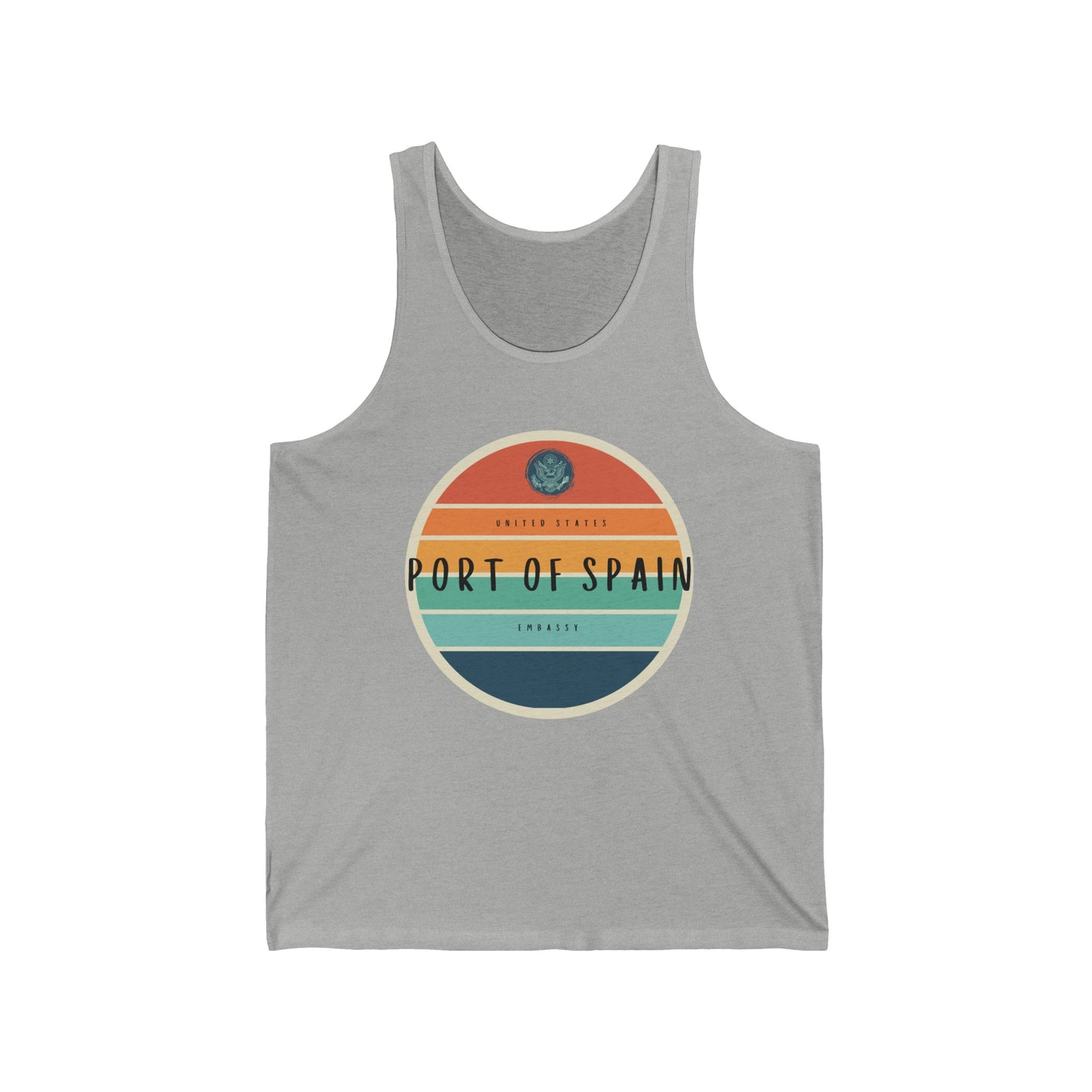 Setting Sun Tank Top: Port of Spain