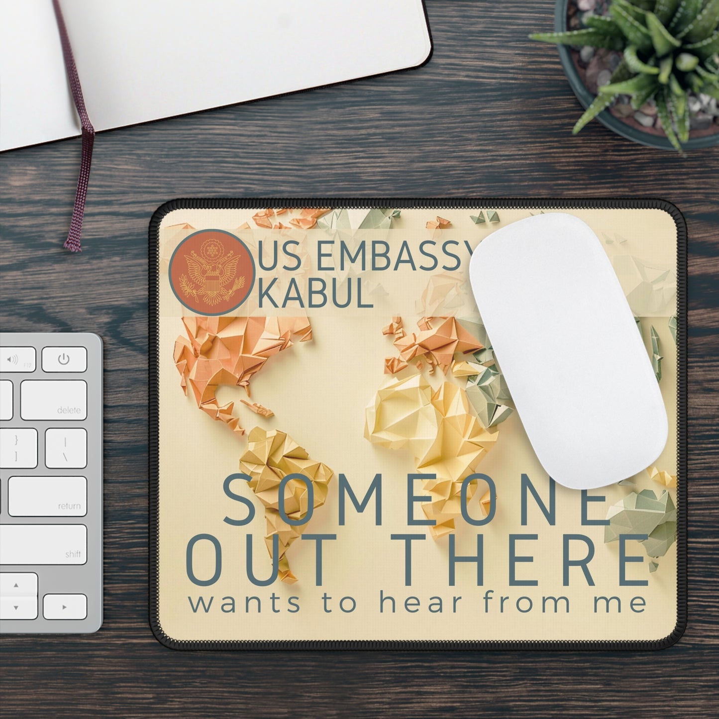 Gorgeous Reminder Mouse Pad: Kabul