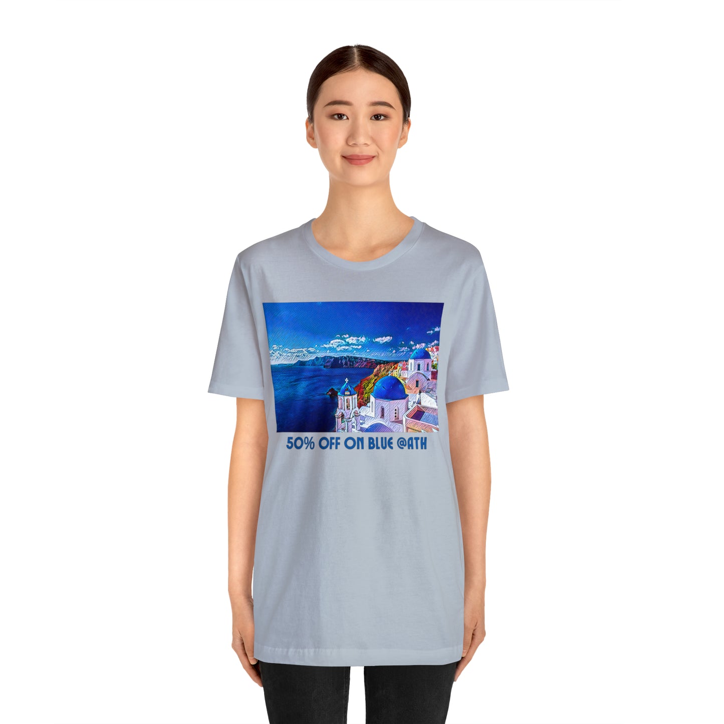 Comfy Short Sleeve T-Shirt: Greece