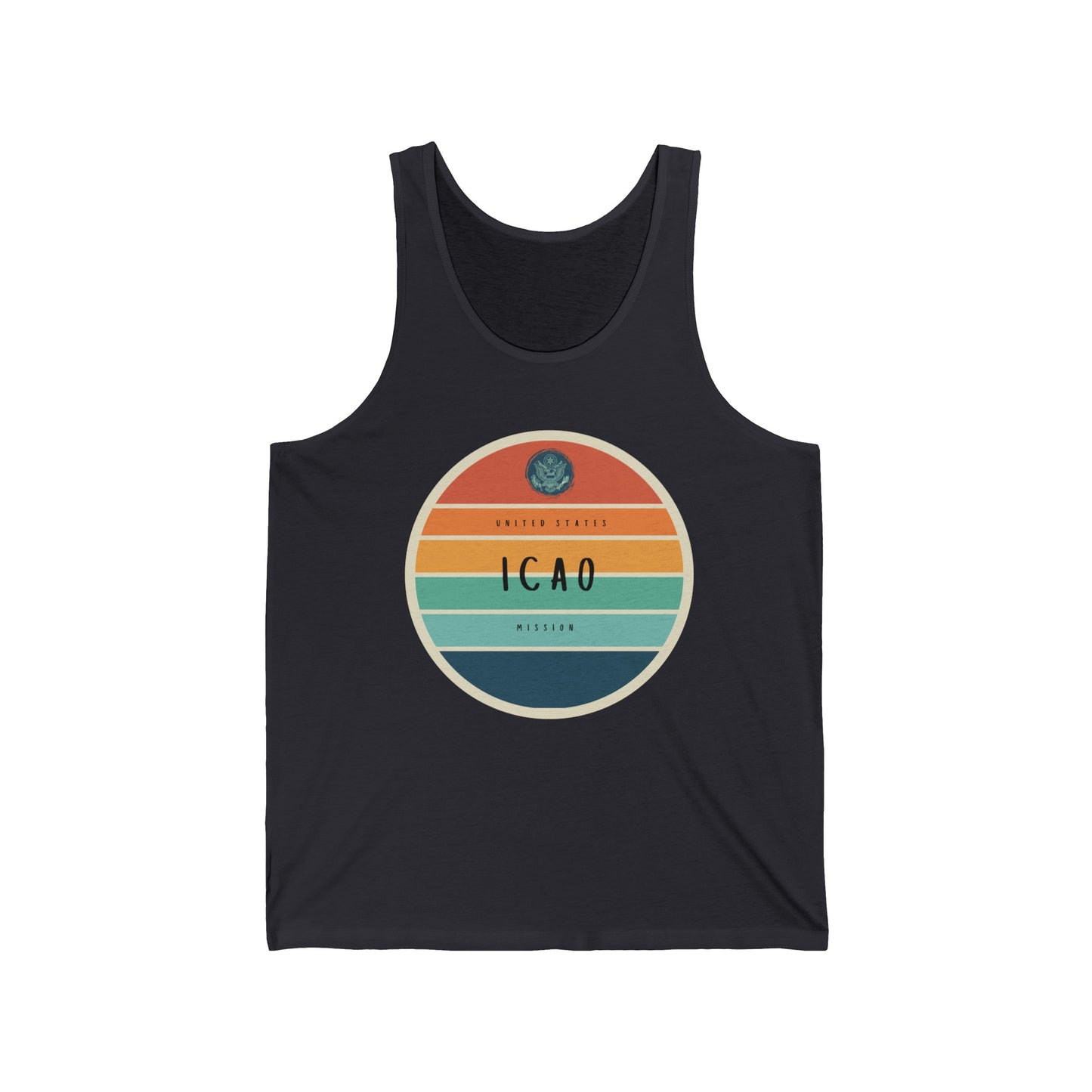 Setting Sun Tank Top: ICAO