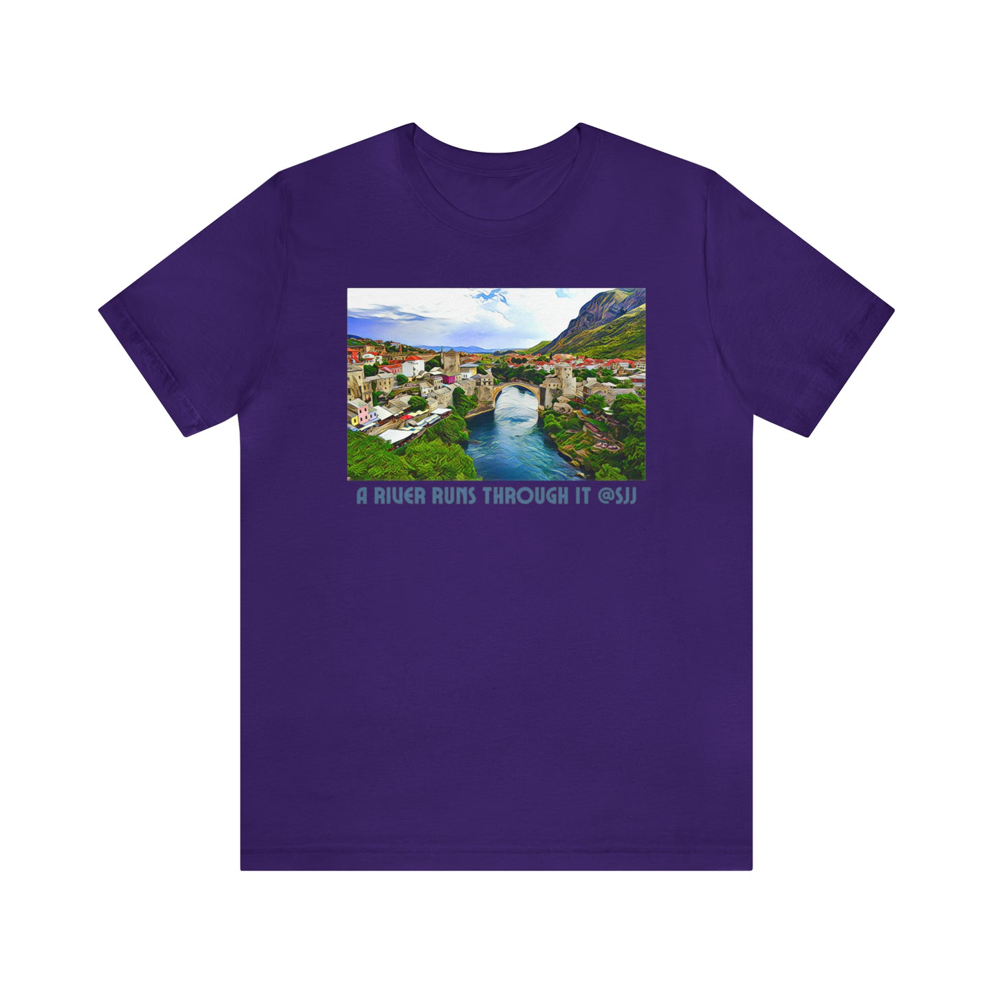 Light and Comfy Short Sleeve T-Shirt: Sarajevo