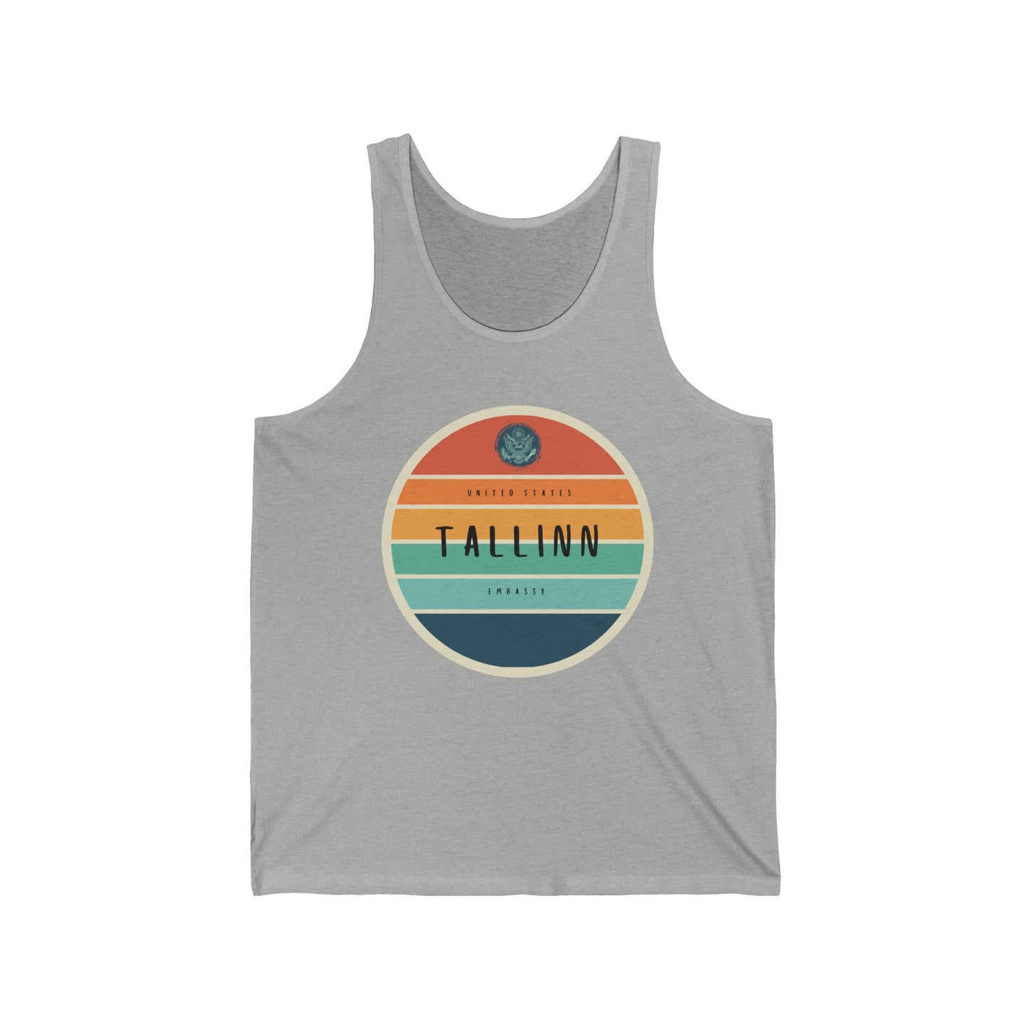 Setting Sun Tank Top: Tallinn