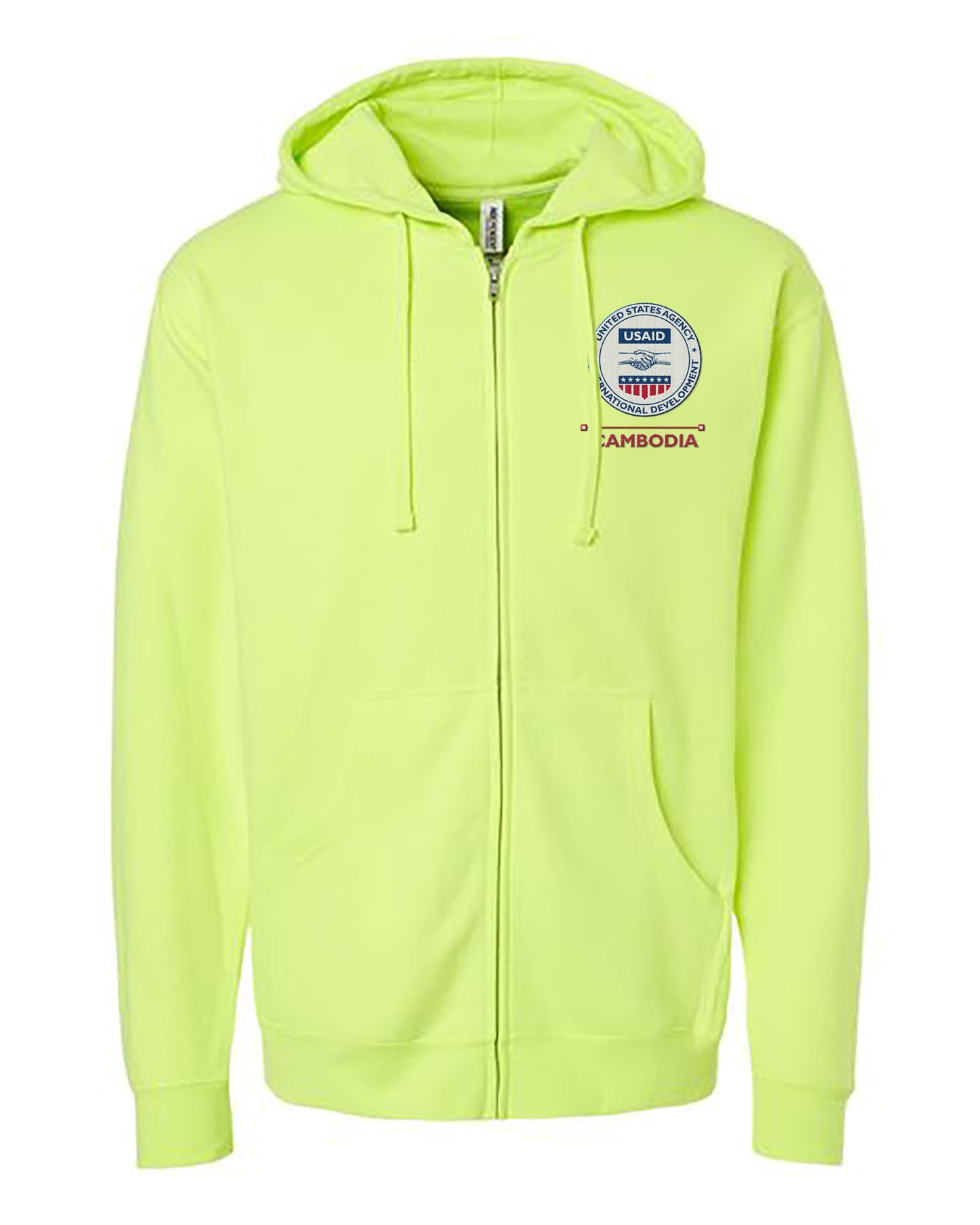 USAID Embroidered Hoodie: Cambodia