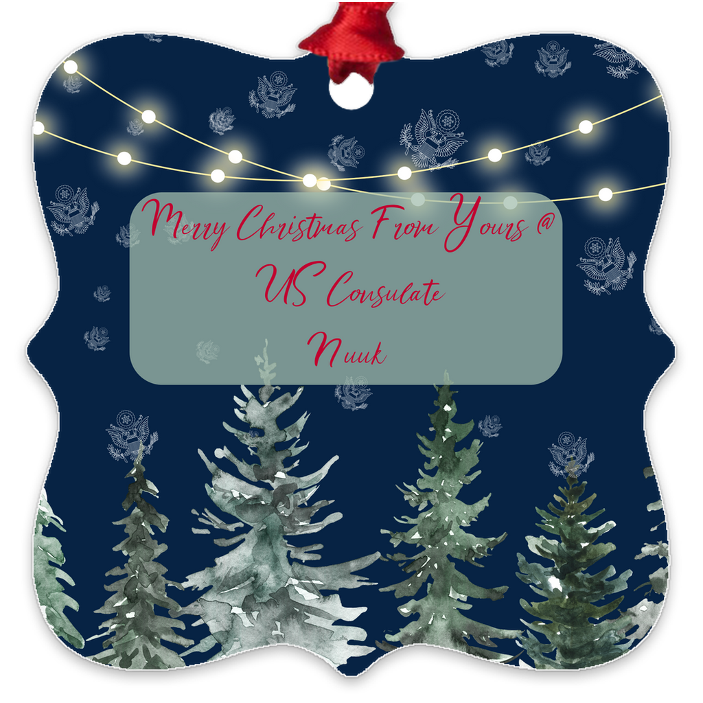 Merry Christmas Keepsake Ornament: Nuuk