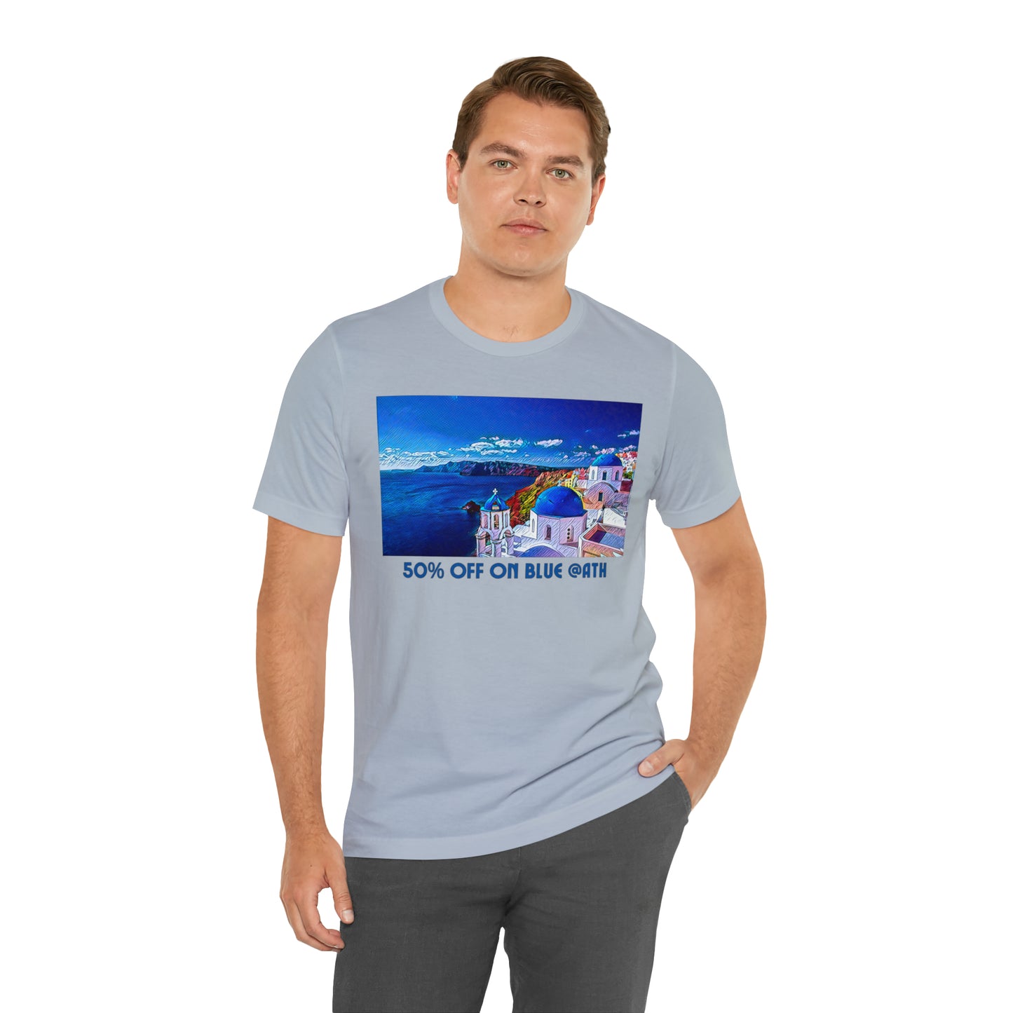 Comfy Short Sleeve T-Shirt: Greece