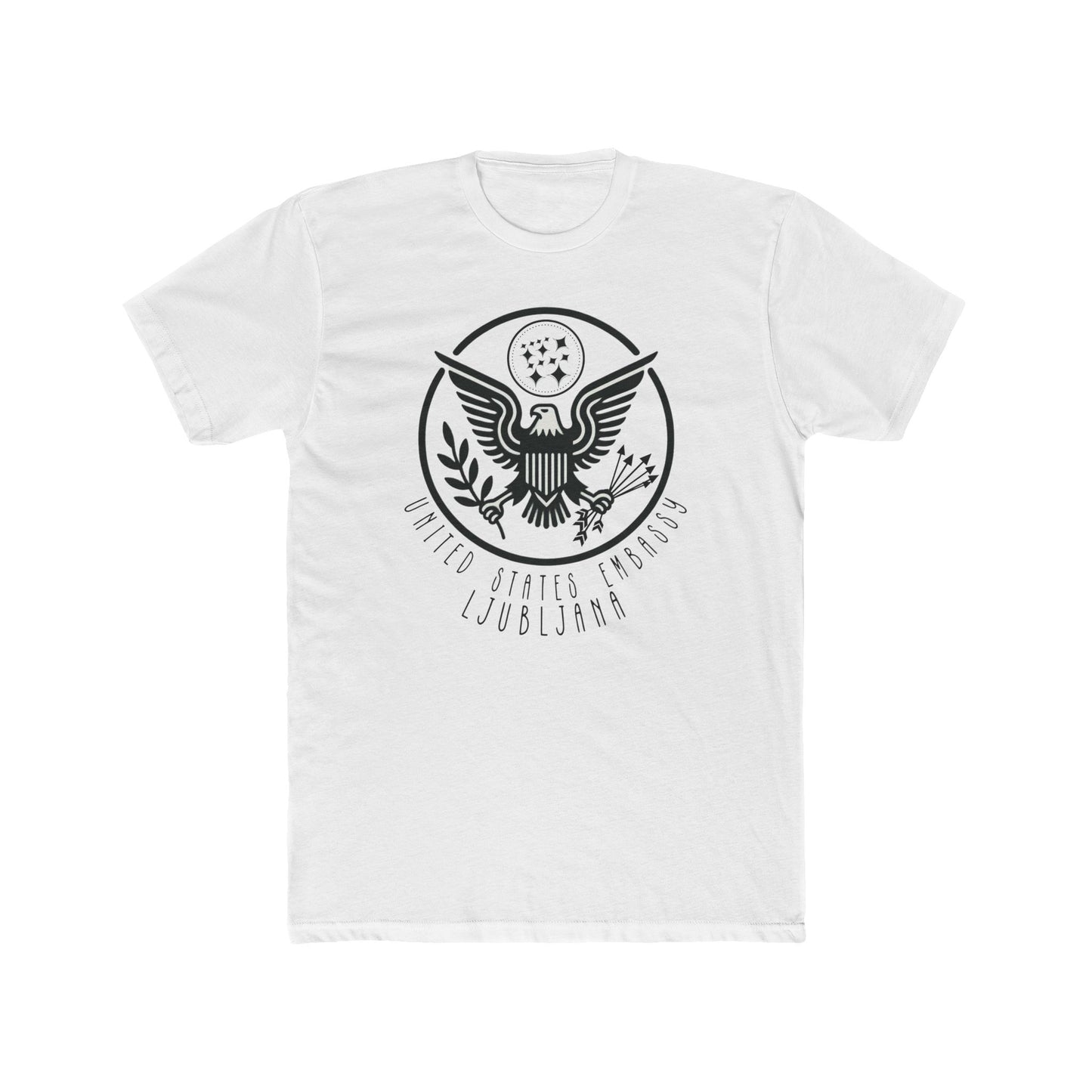 New Art Deco Cotton Crew Tee: Ljubljana