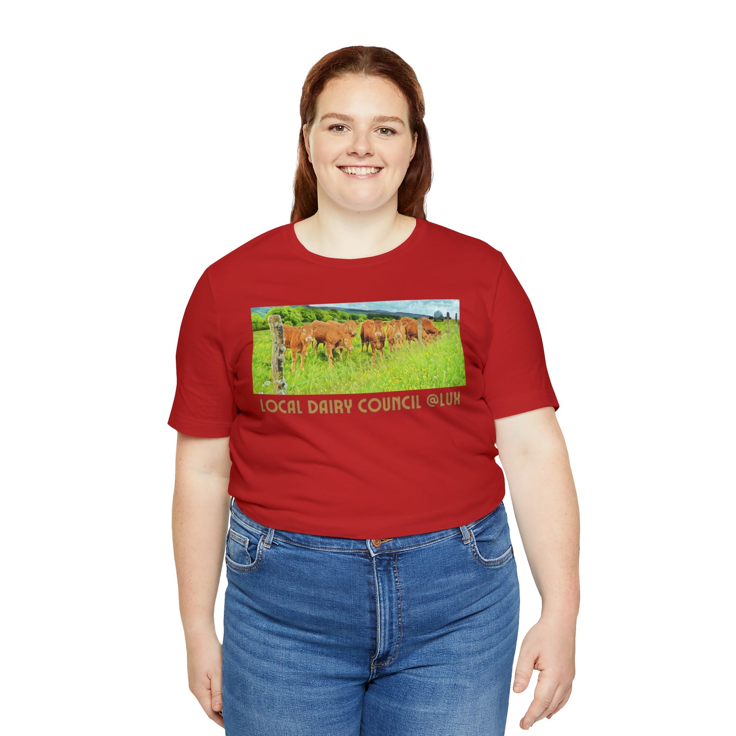 Comfy Short Sleeve Fun T-Shirt: Luxembourg