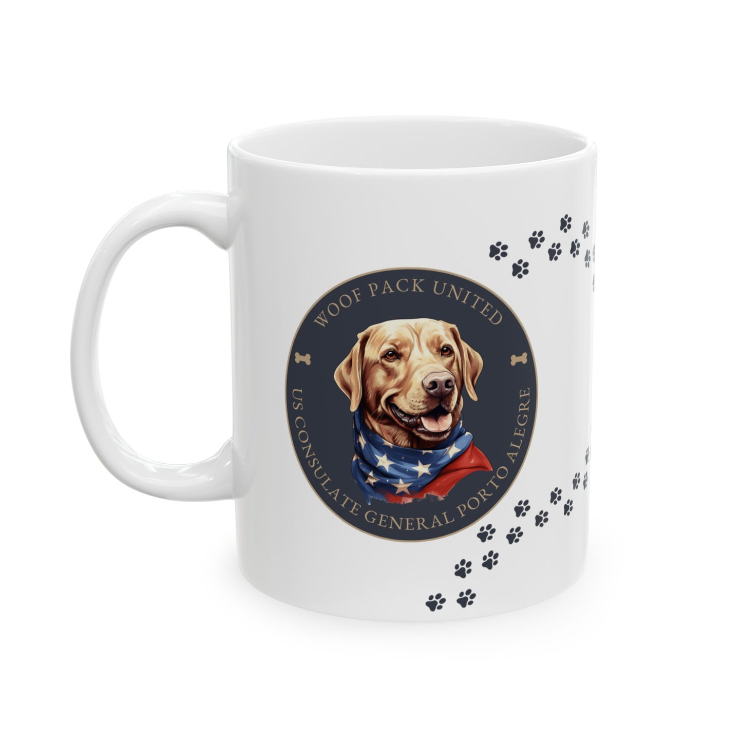 Woof Pack, Retriever Mug: Porto Alegre