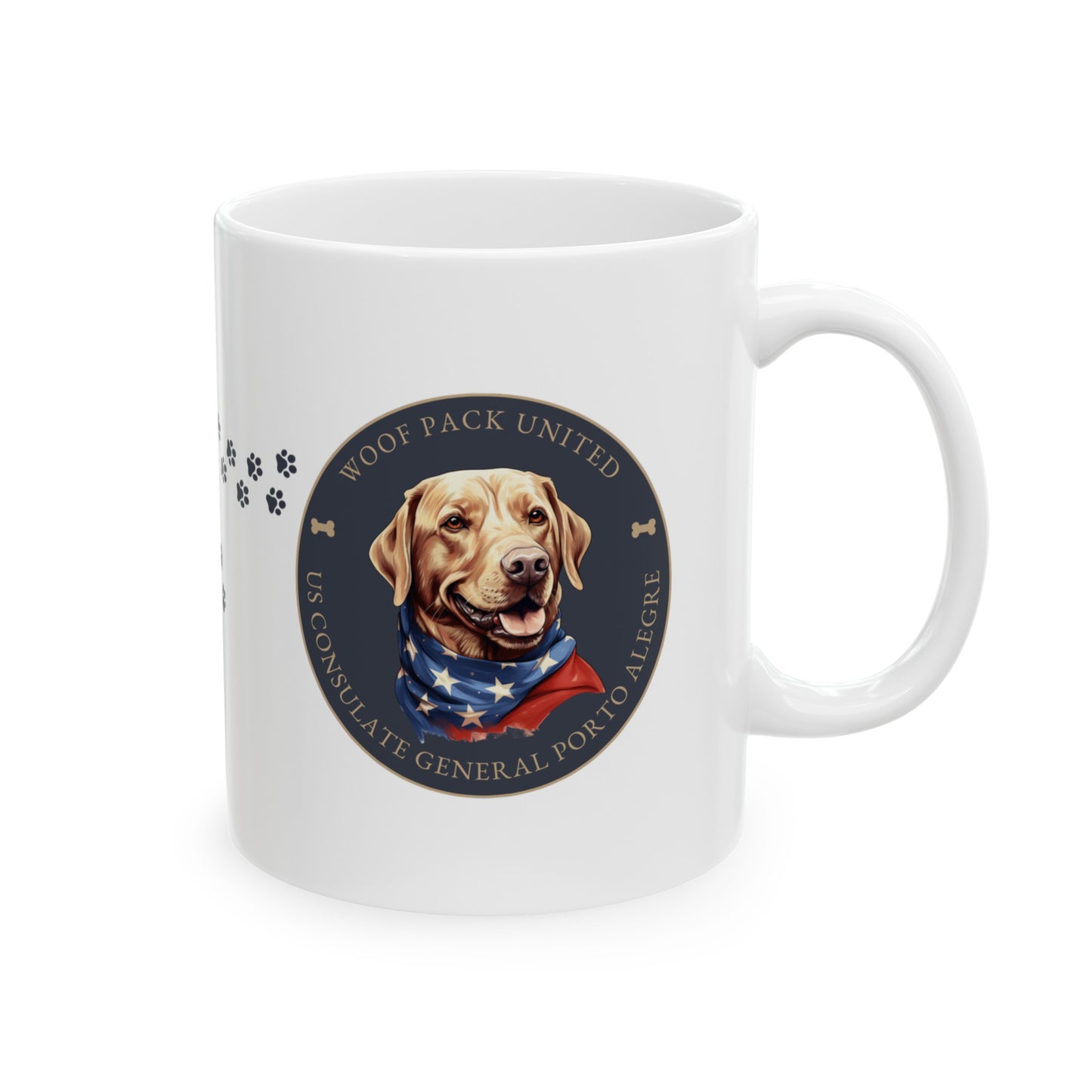 Woof Pack, Retriever Mug: Porto Alegre