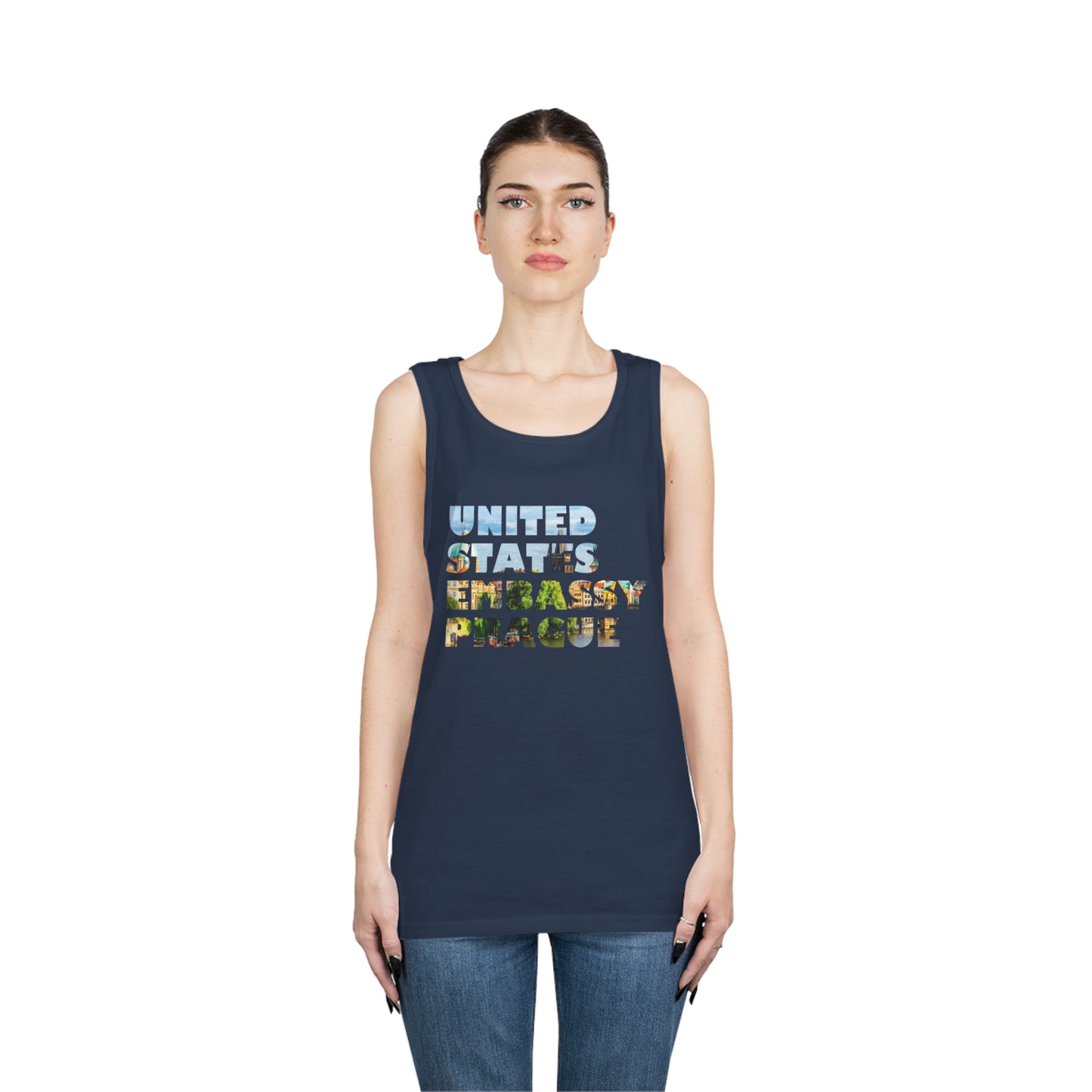 Read the Lines Tank Top: Prague