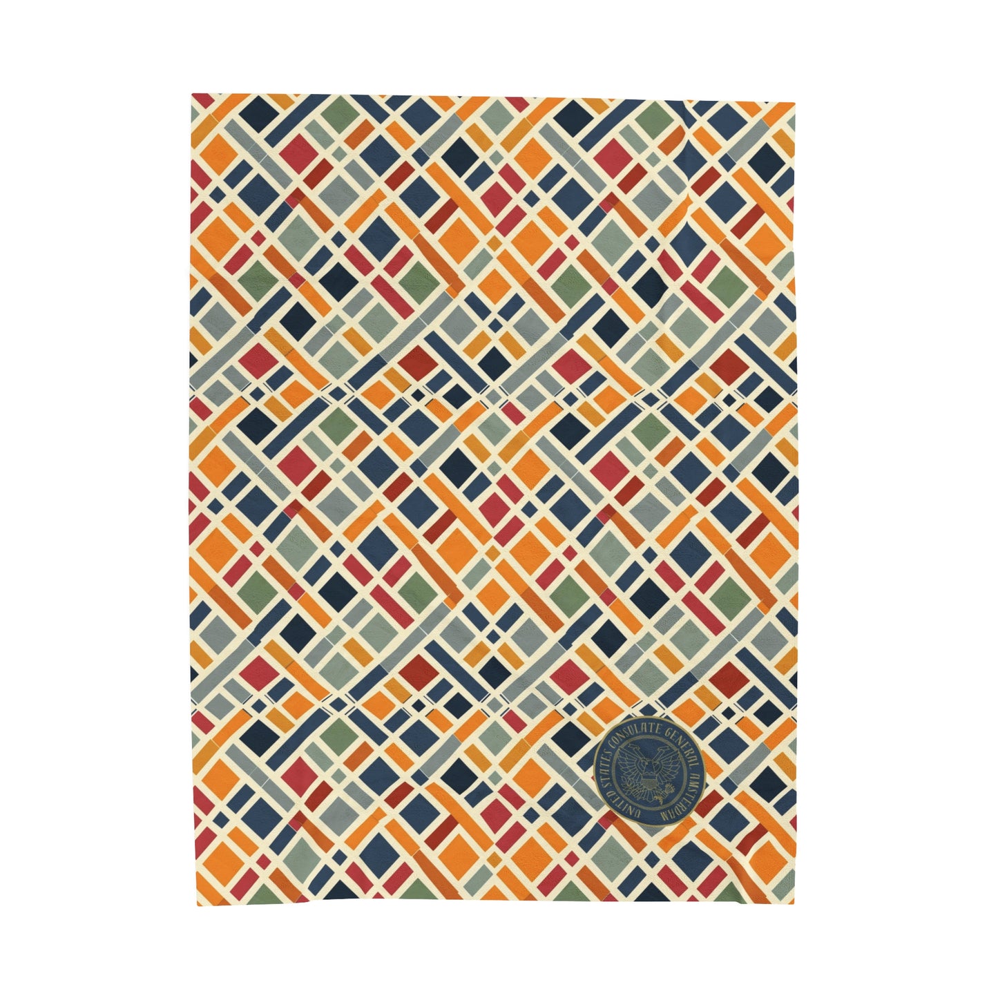 Soft and Plush Velveteen Blanket: Amsterdam