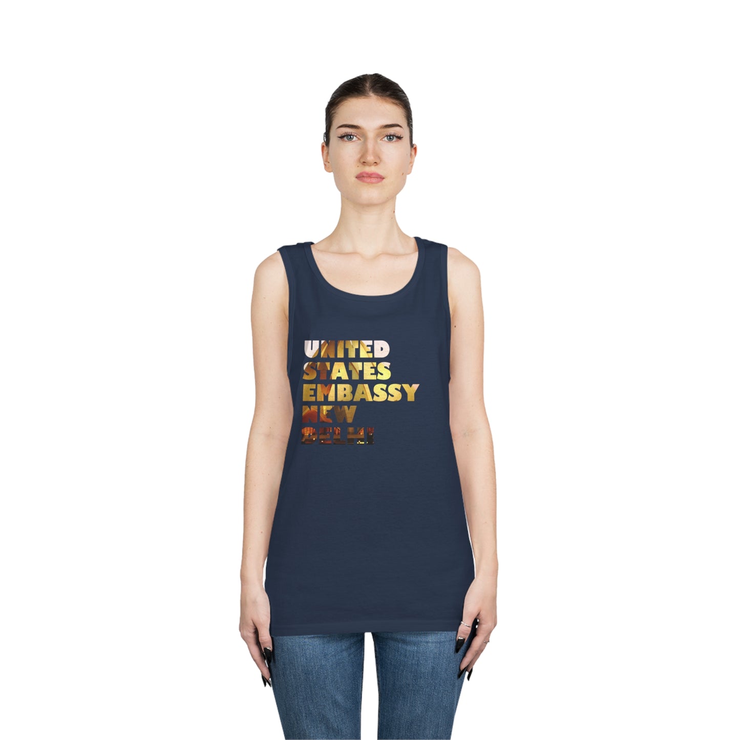 Read the Lines Tank Top: New Delhi