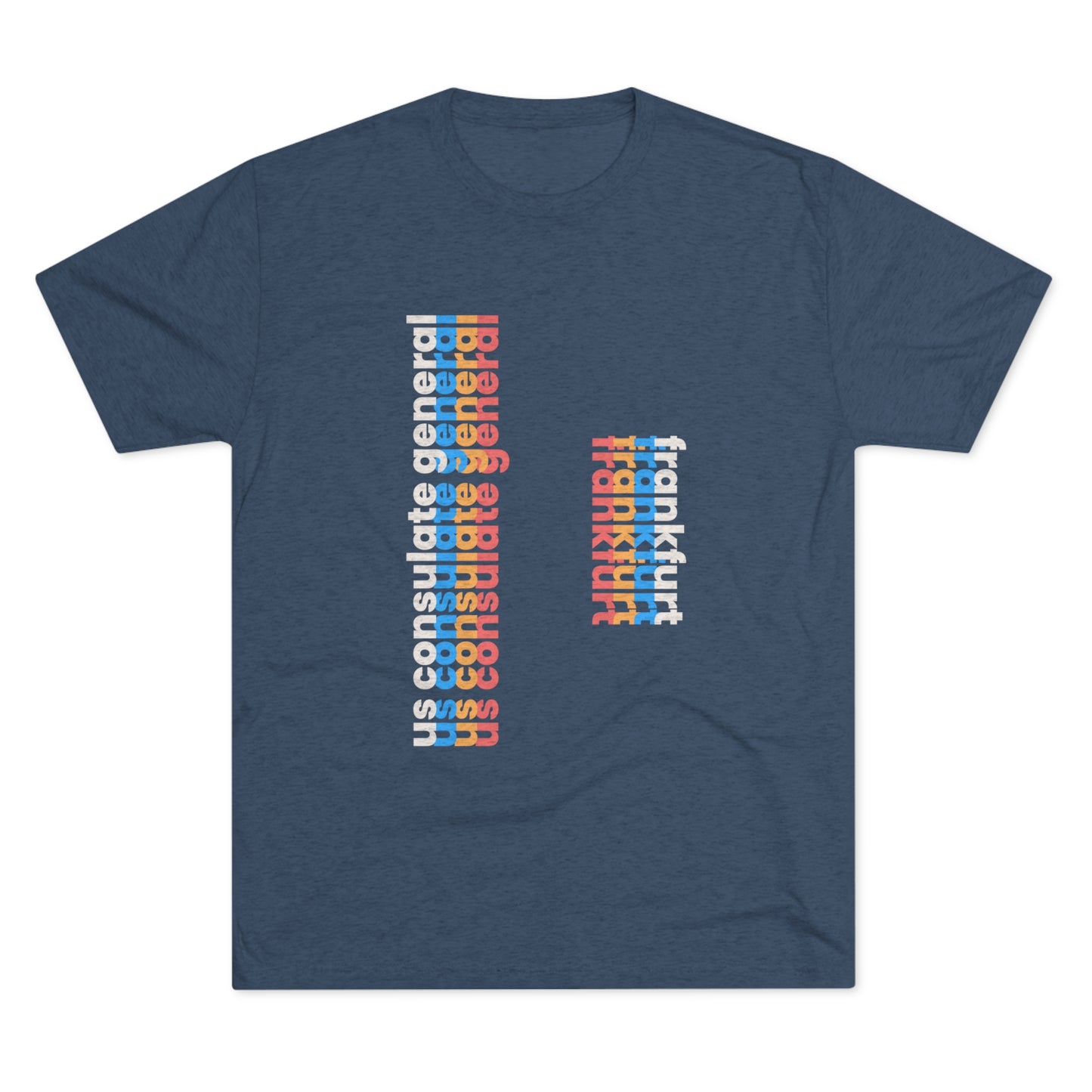 Retro Verso T-Shirt:  Frankfurt