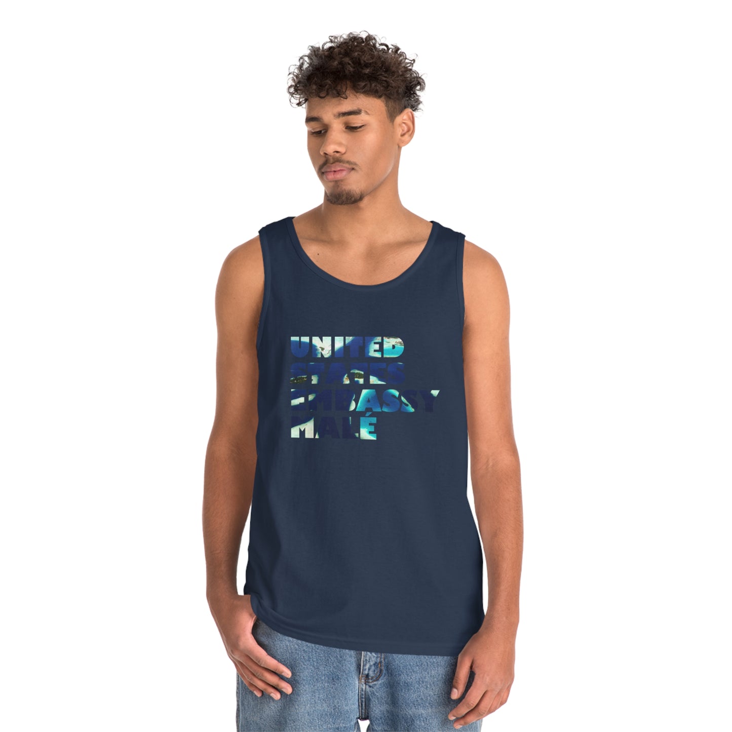 Read the Lines Tank Top: Male
