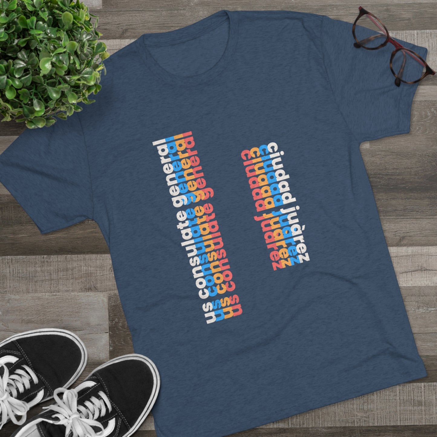 Retro Verso T-Shirt:  Ciudad Juarez