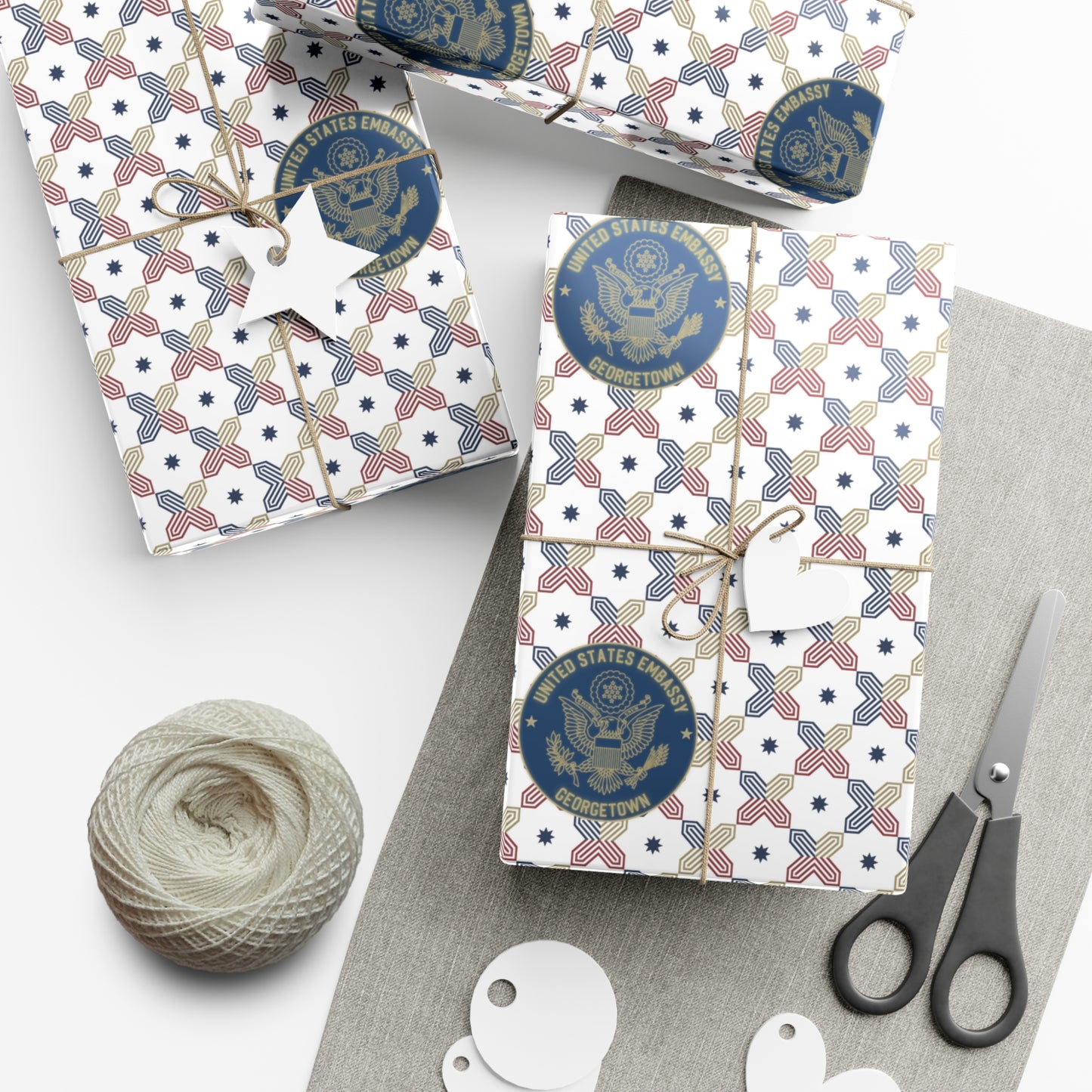 Geometric Gift Wrap Paper: Edinburgh
