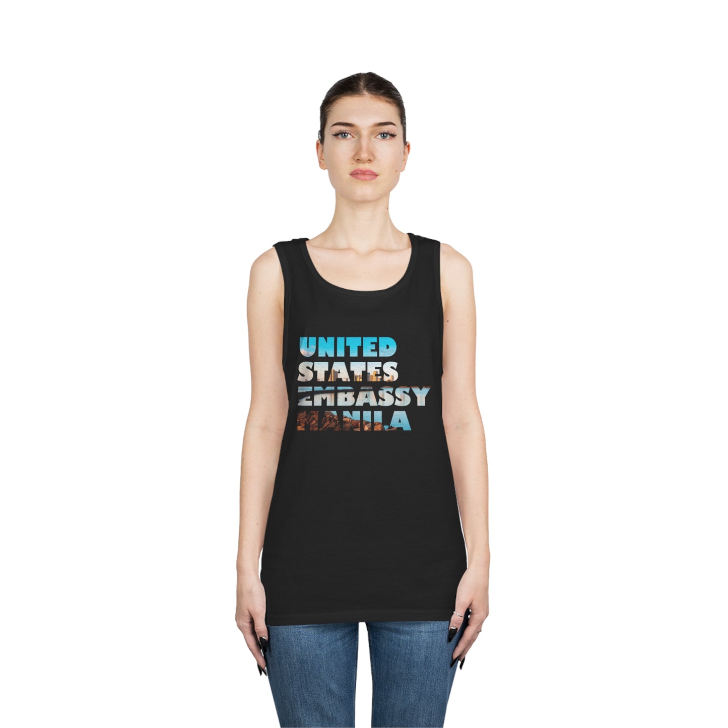 Read the Lines Tank Top: Manila