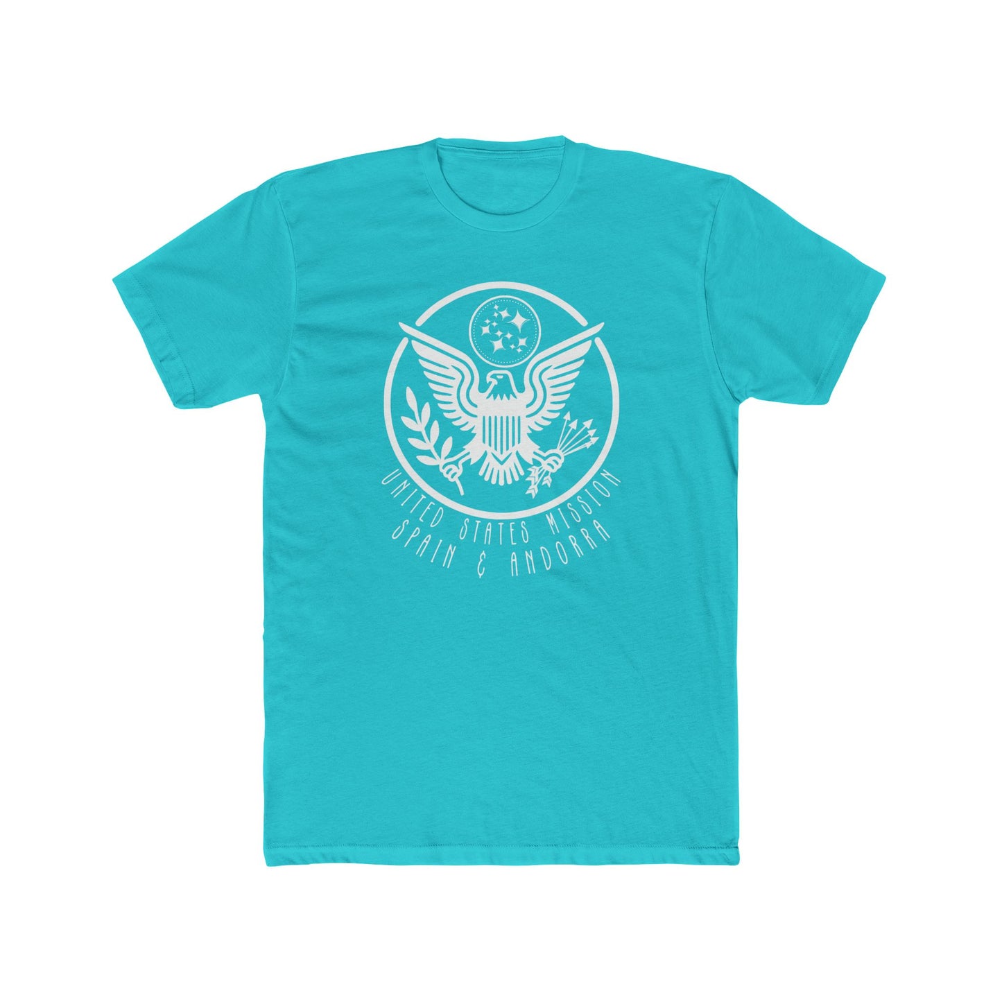 New Art Deco Cotton Crew Tee: Spain and Andorra