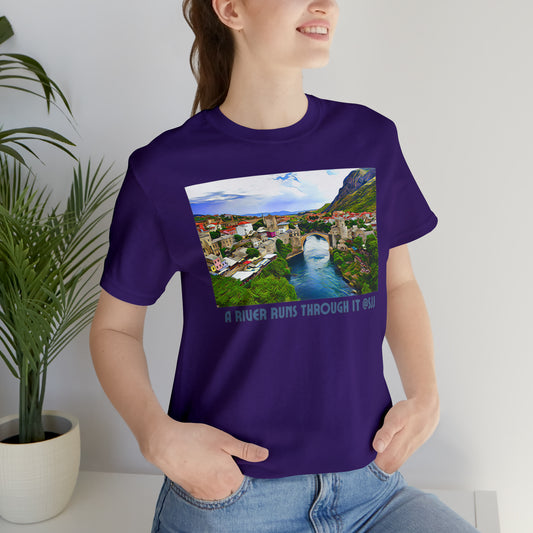 Light and Comfy Short Sleeve T-Shirt: Sarajevo