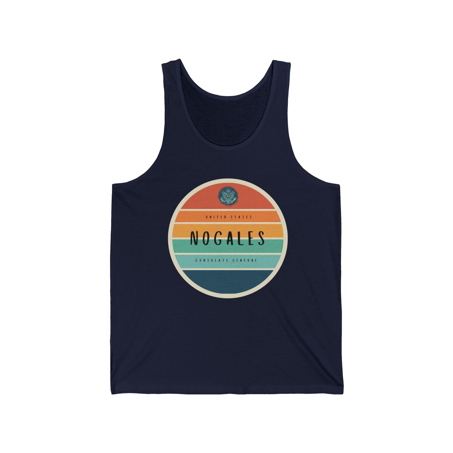 Setting Sun Tank Top: Nuevo Laredo