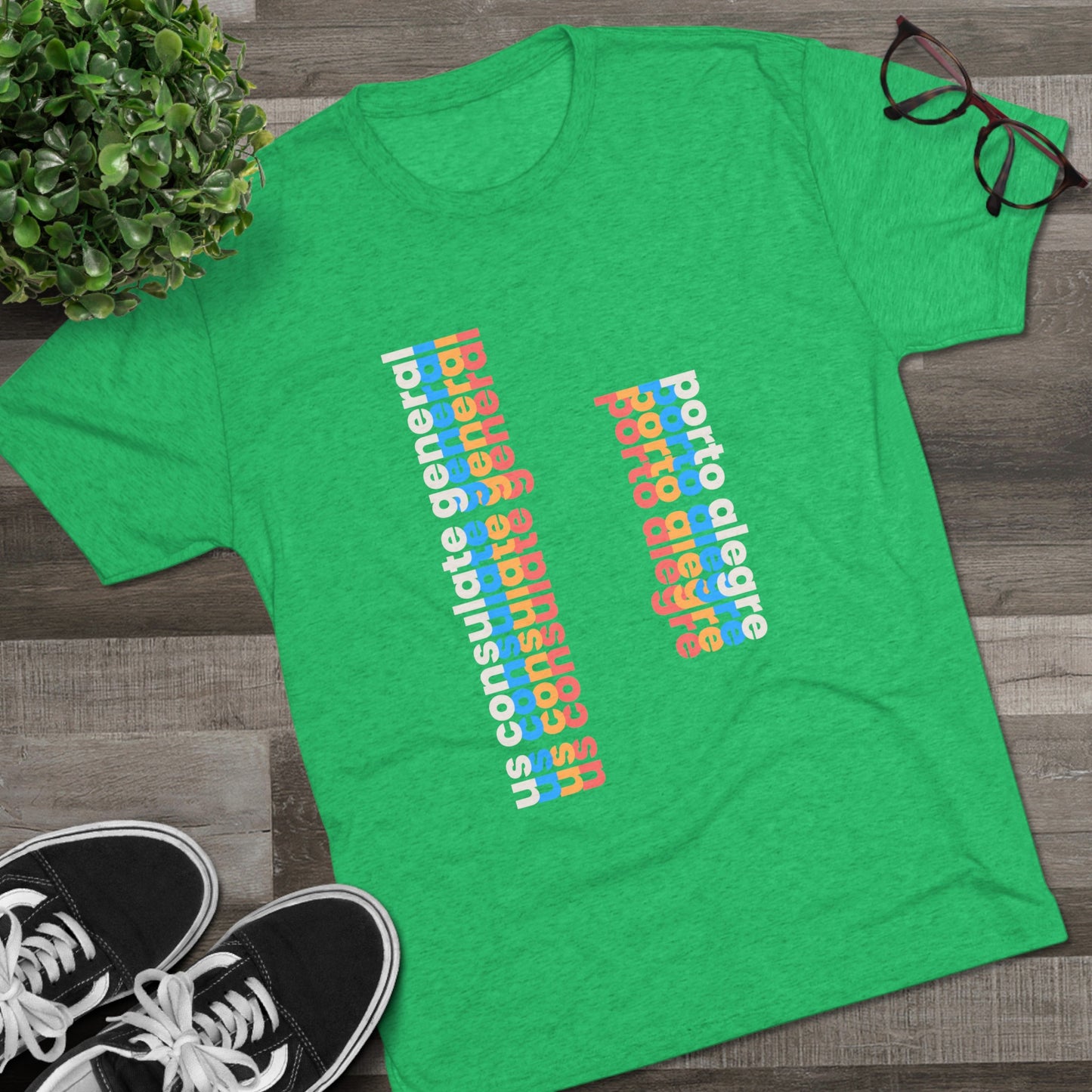 Retro Verso T-Shirt:  Porto Alegre