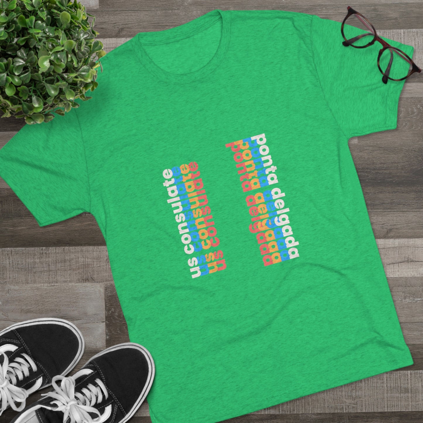 Retro Verso T-Shirt:  Ponta Delgada