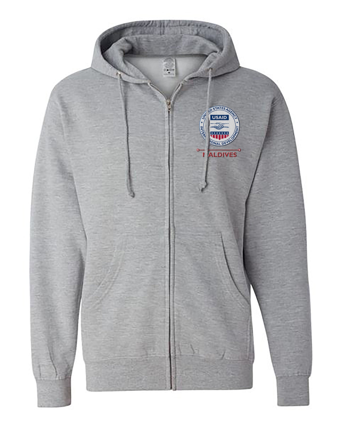 USAID Embroidered Hoodie: Maldives