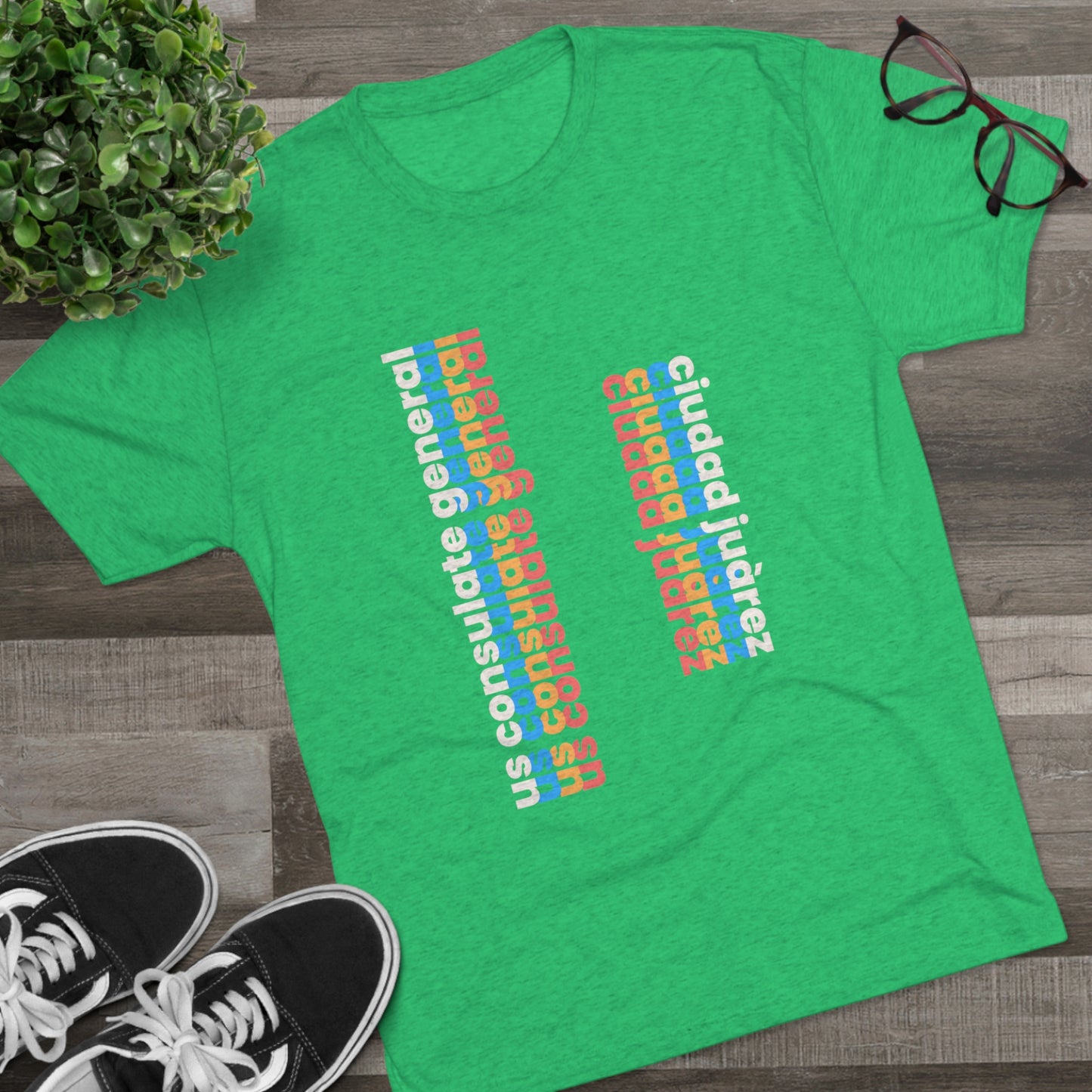 Retro Verso T-Shirt:  Ciudad Juarez