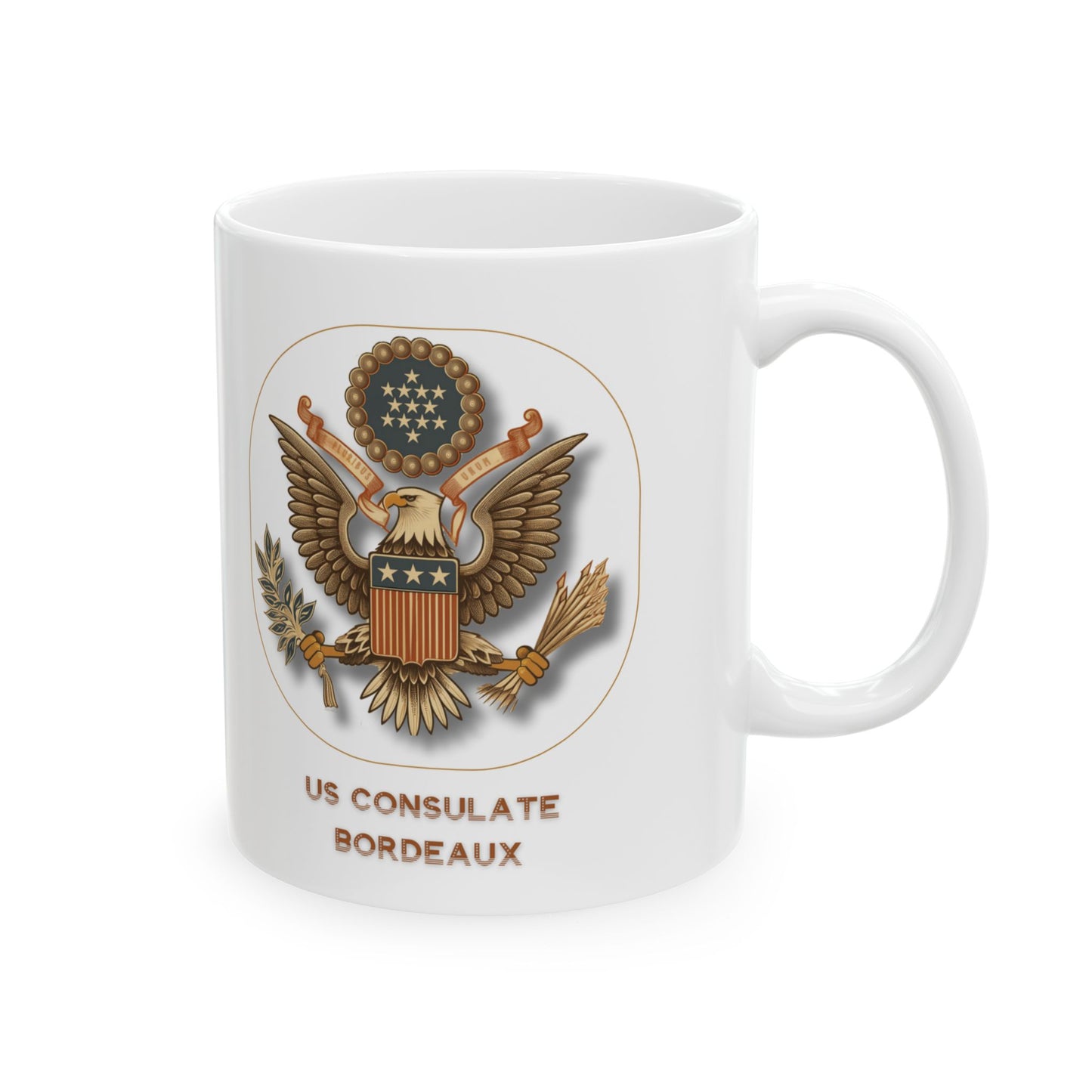 Vintage Great Seal Coffee Mug: Bordeaux