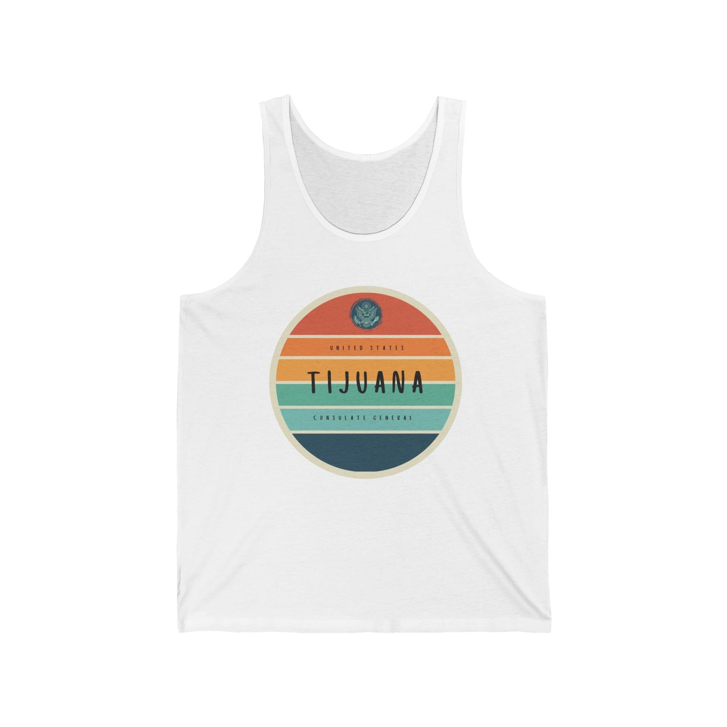 Setting Sun Tank Top: Tijuana