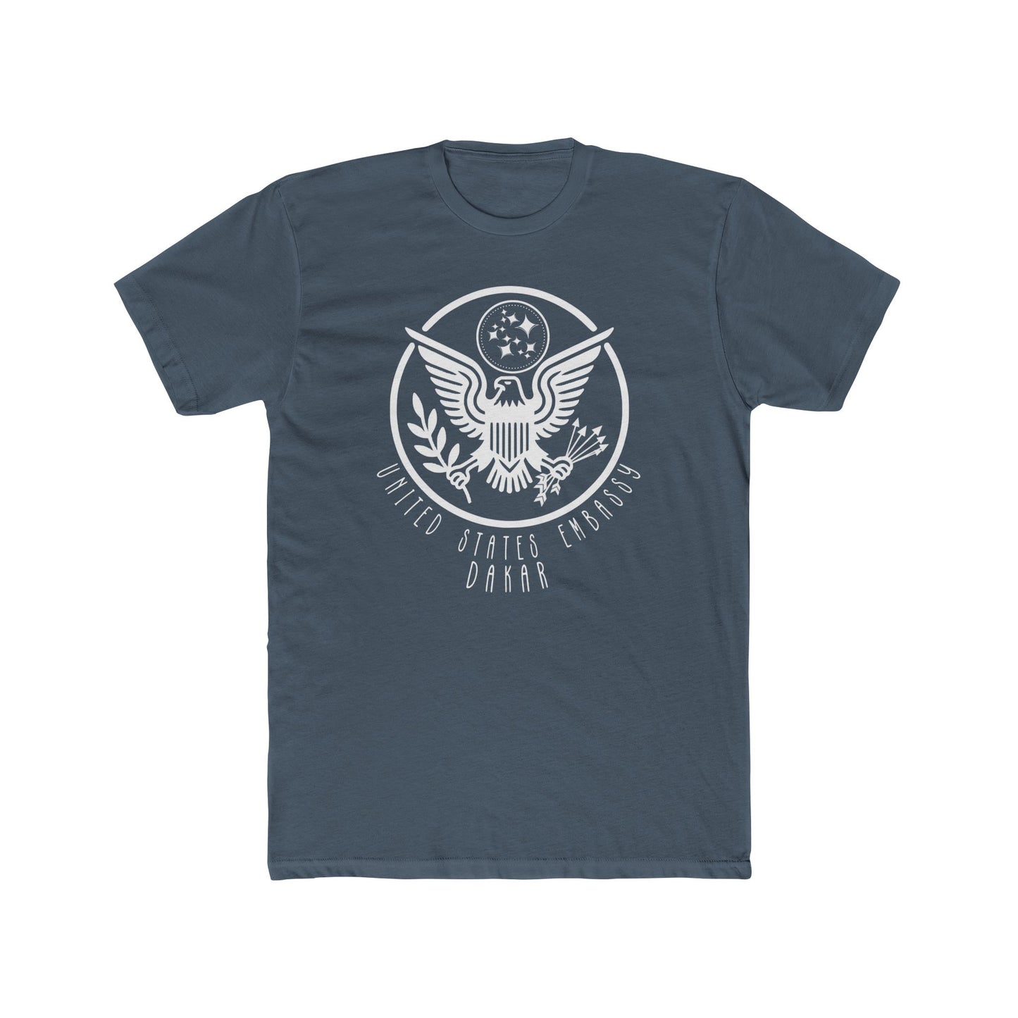 New Art Deco Cotton Crew Tee: Dakar