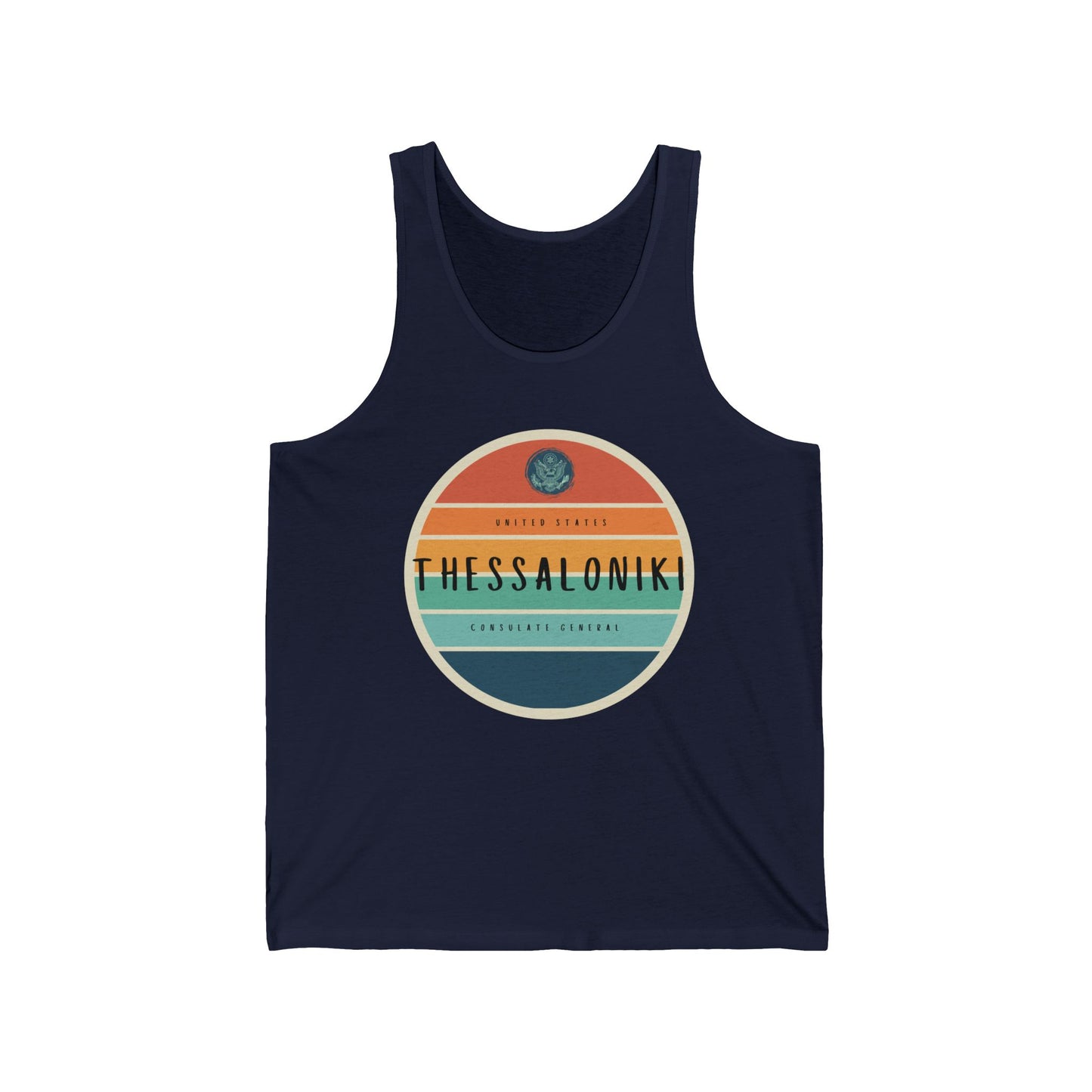 Setting Sun Tank Top: Thessaloniki