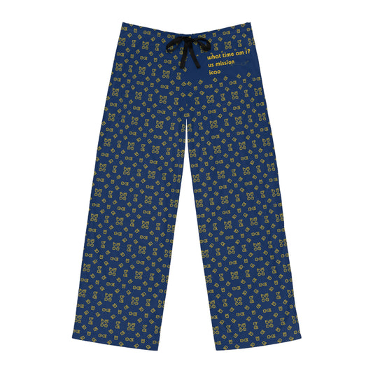 For the Jetlag Addict in Him, Men's Pajamas: ICAO