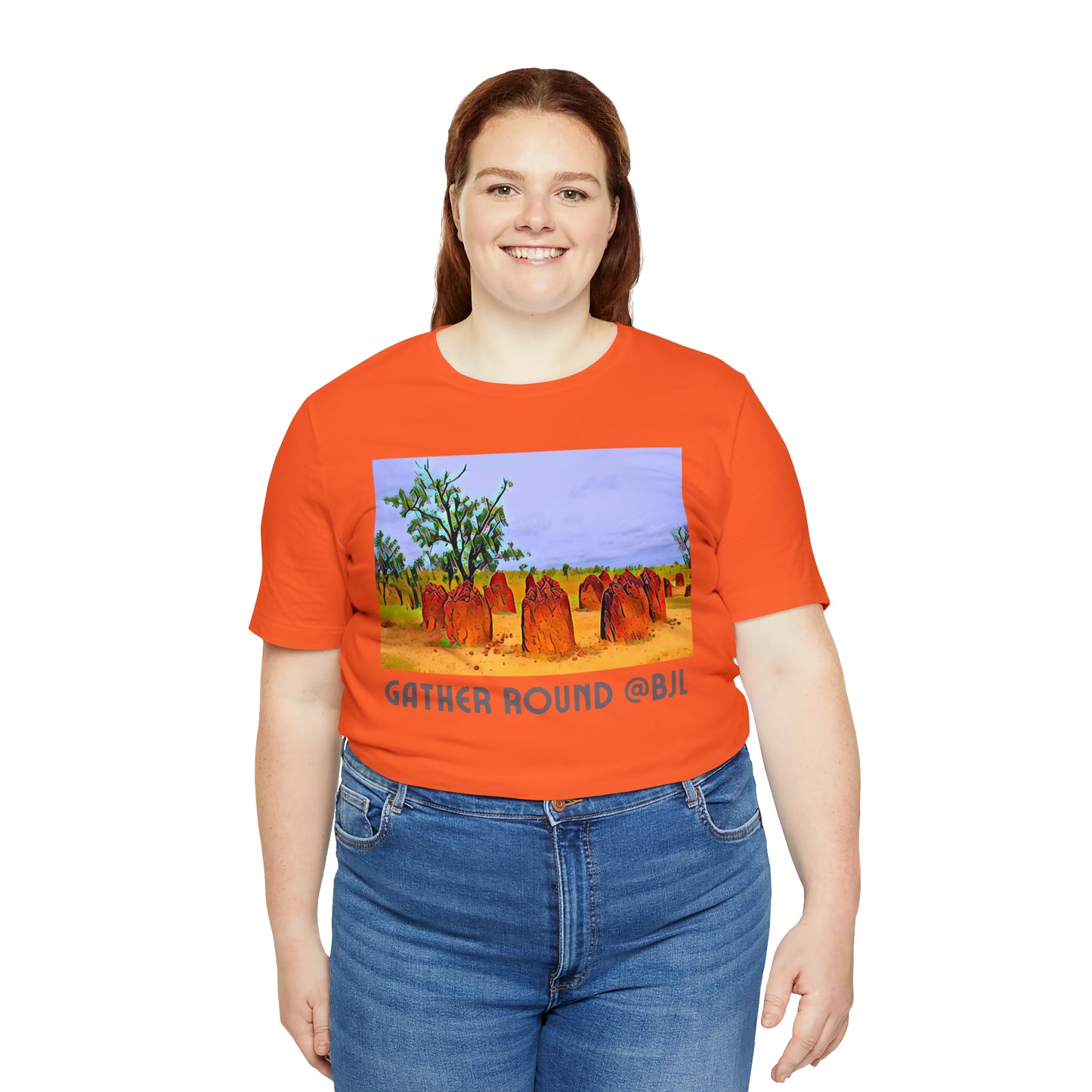 Comfy Short Sleeve Fun T-Shirt: Banjul