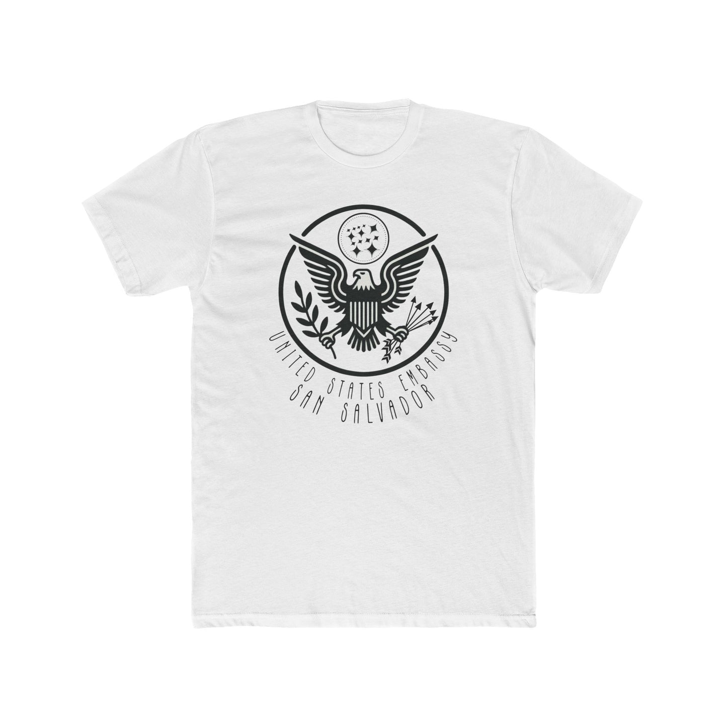 New Art Deco Cotton Crew Tee: San Salvador