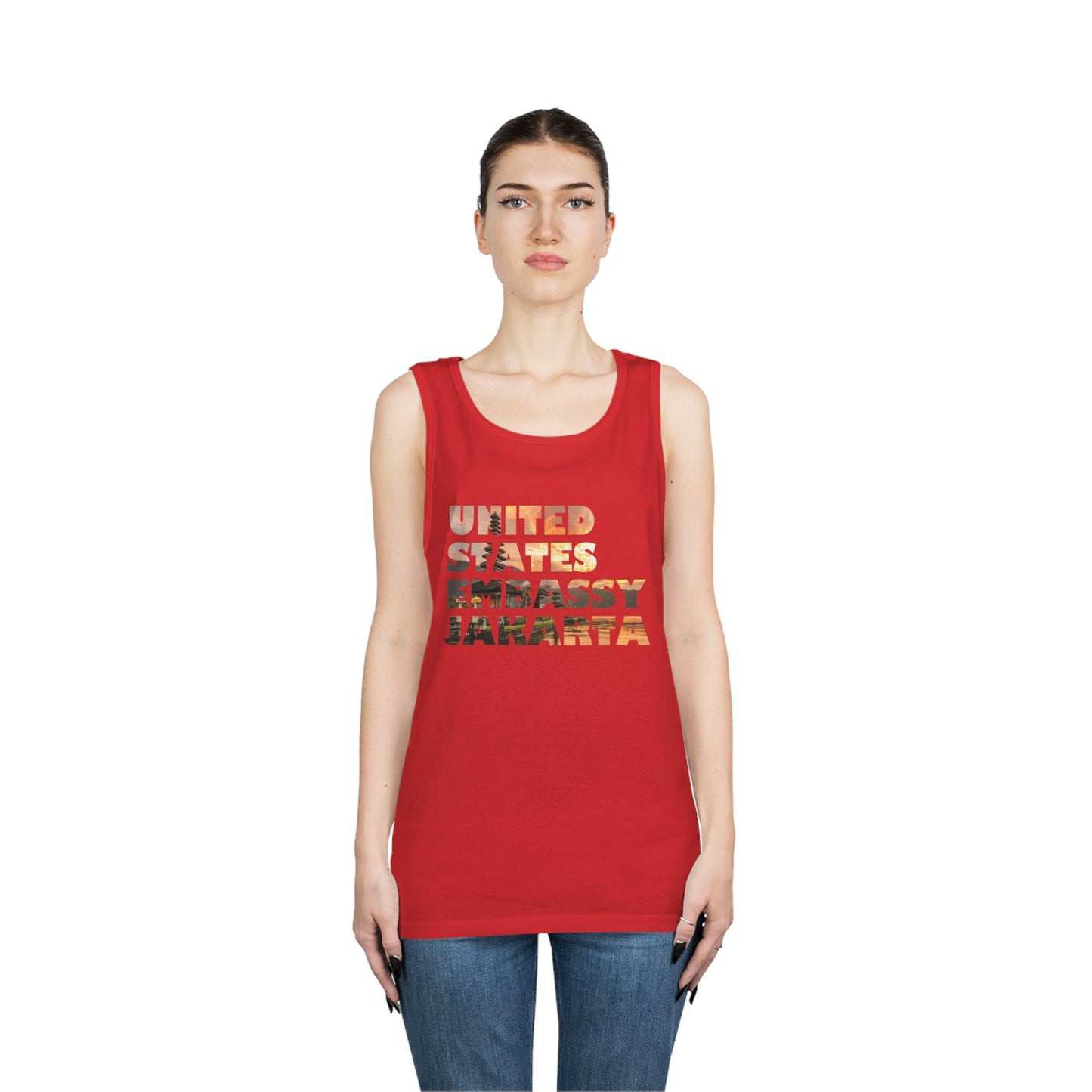 Read the Lines Tank Top: Jakarta