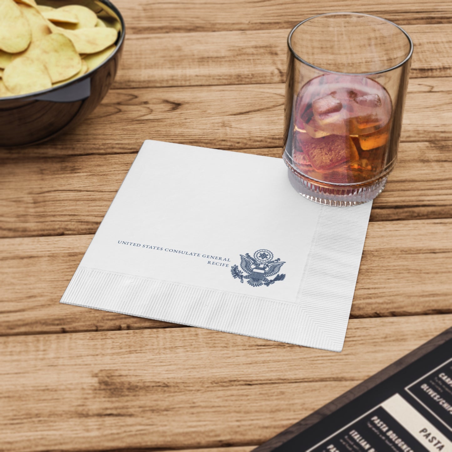 Classic Cocktail and Dinner Napkins: Global