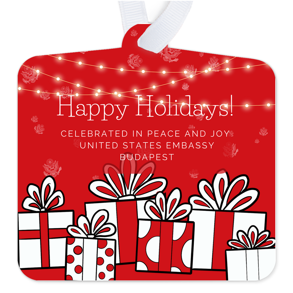 Keepsake Metal Ornament from Hungary