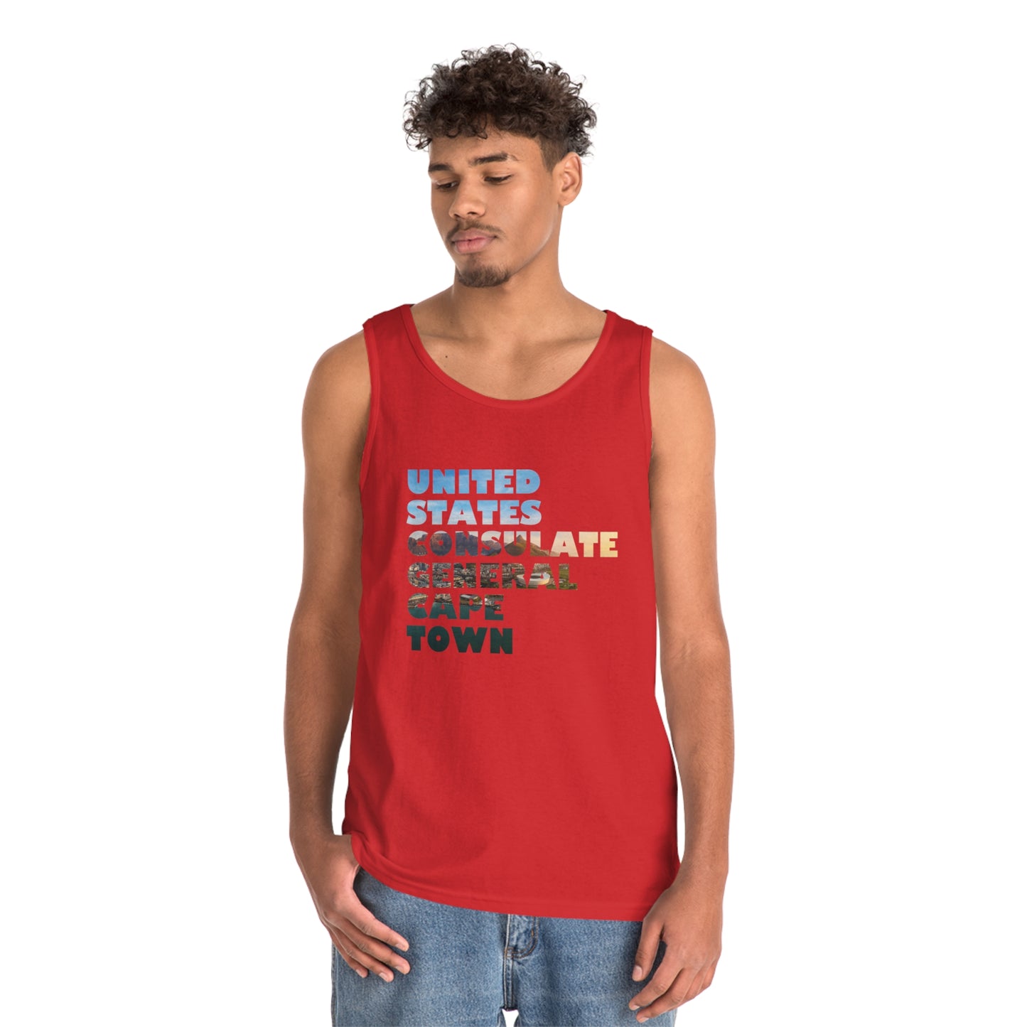 Read the Lines Tank Top: Cape Town