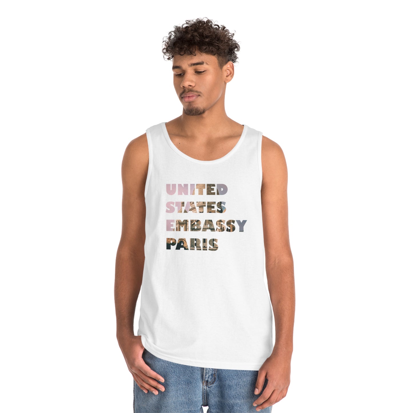 Read the Lines Tank Top: Paris