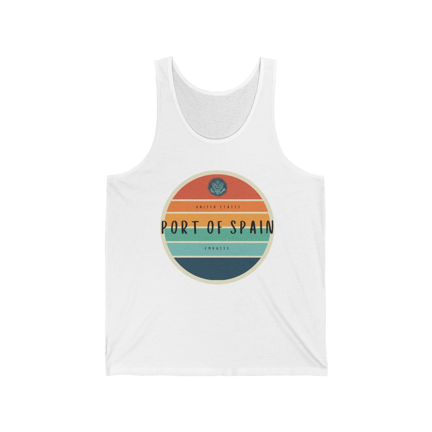 Setting Sun Tank Top: Port of Spain