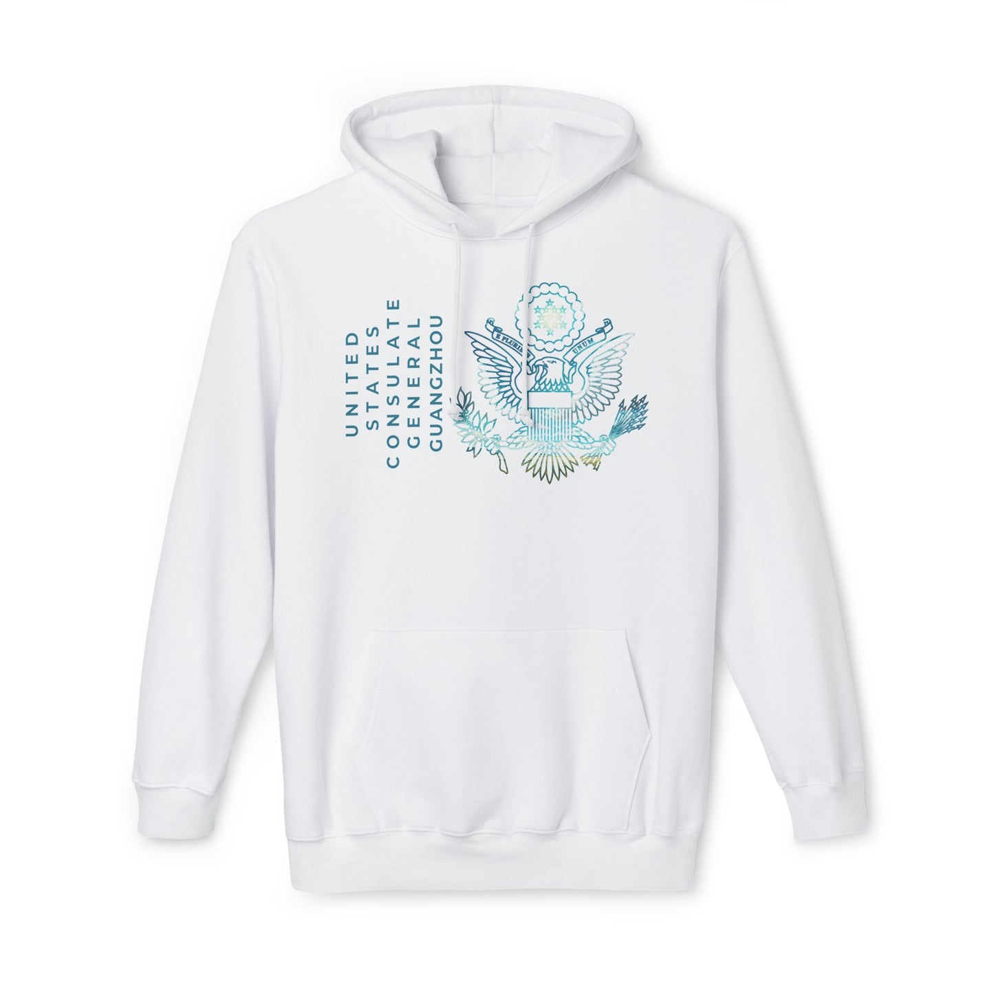 Modern, Made in the USA Hoodie: Guangzhou