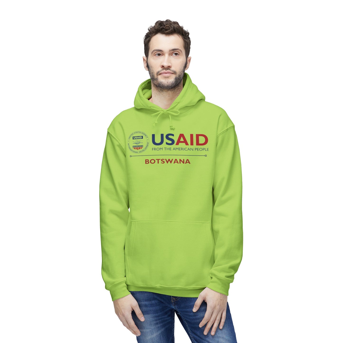 Made in the USA Hoodie, USAID: Botswana