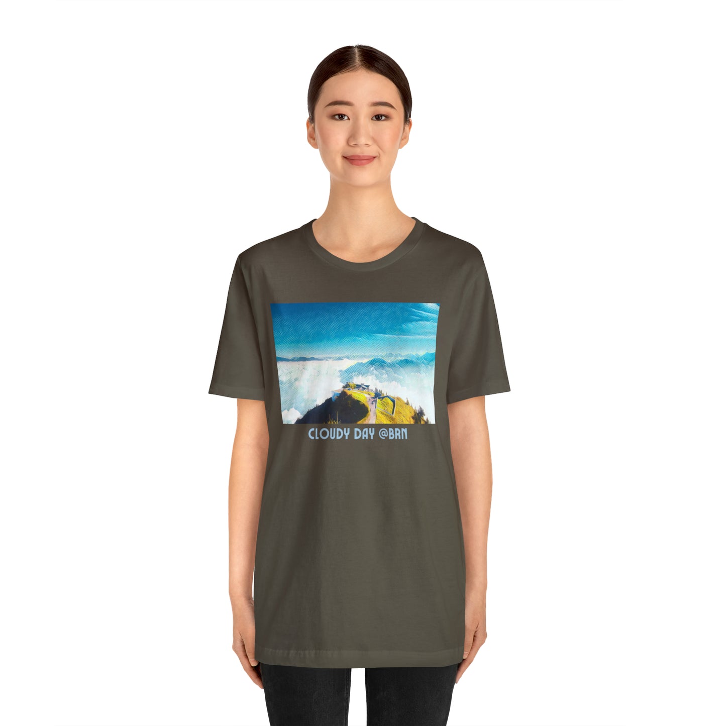 Comfy Short Sleeve Switzerland-Shirt: Switzerland