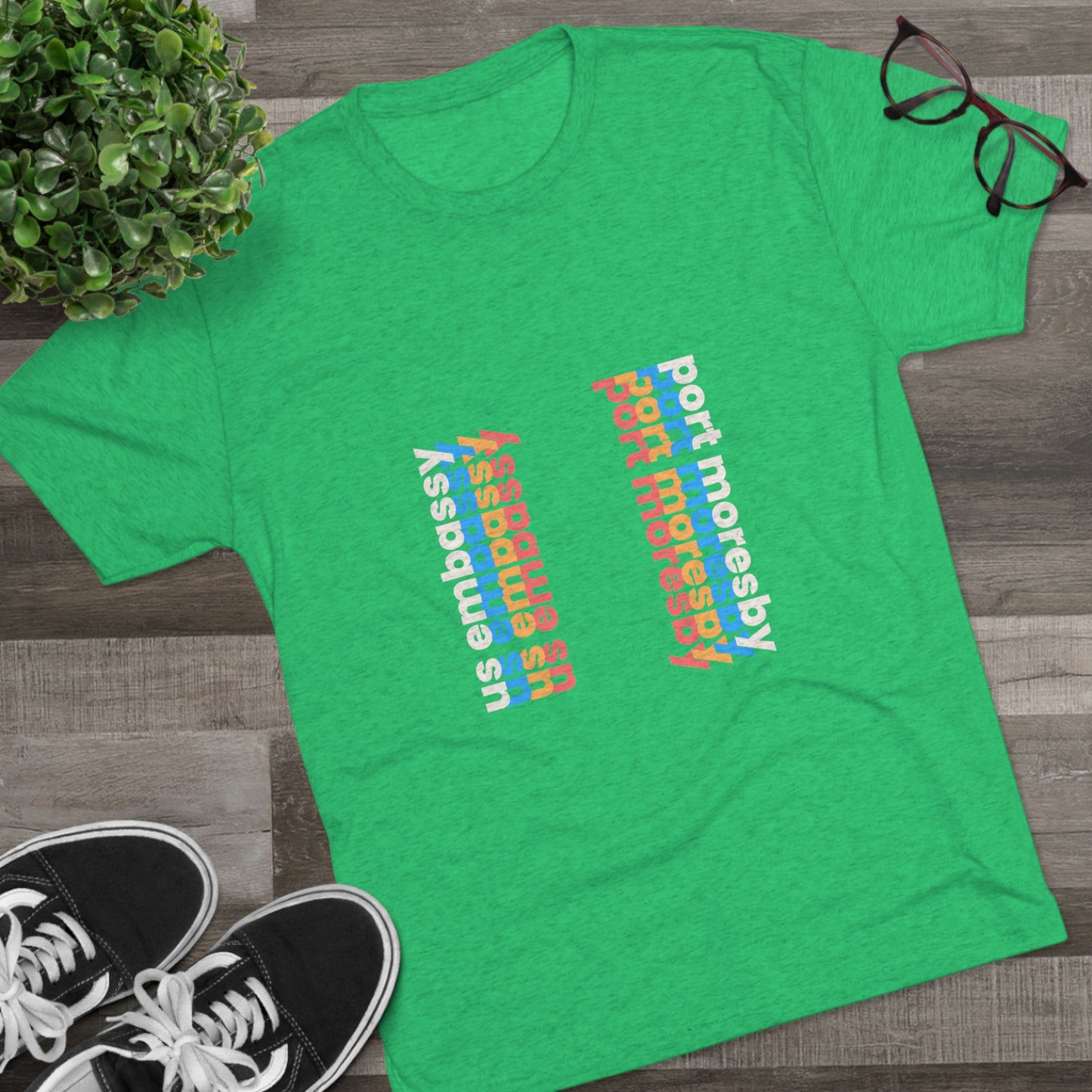 Retro Verso T-Shirt: Port Moresby