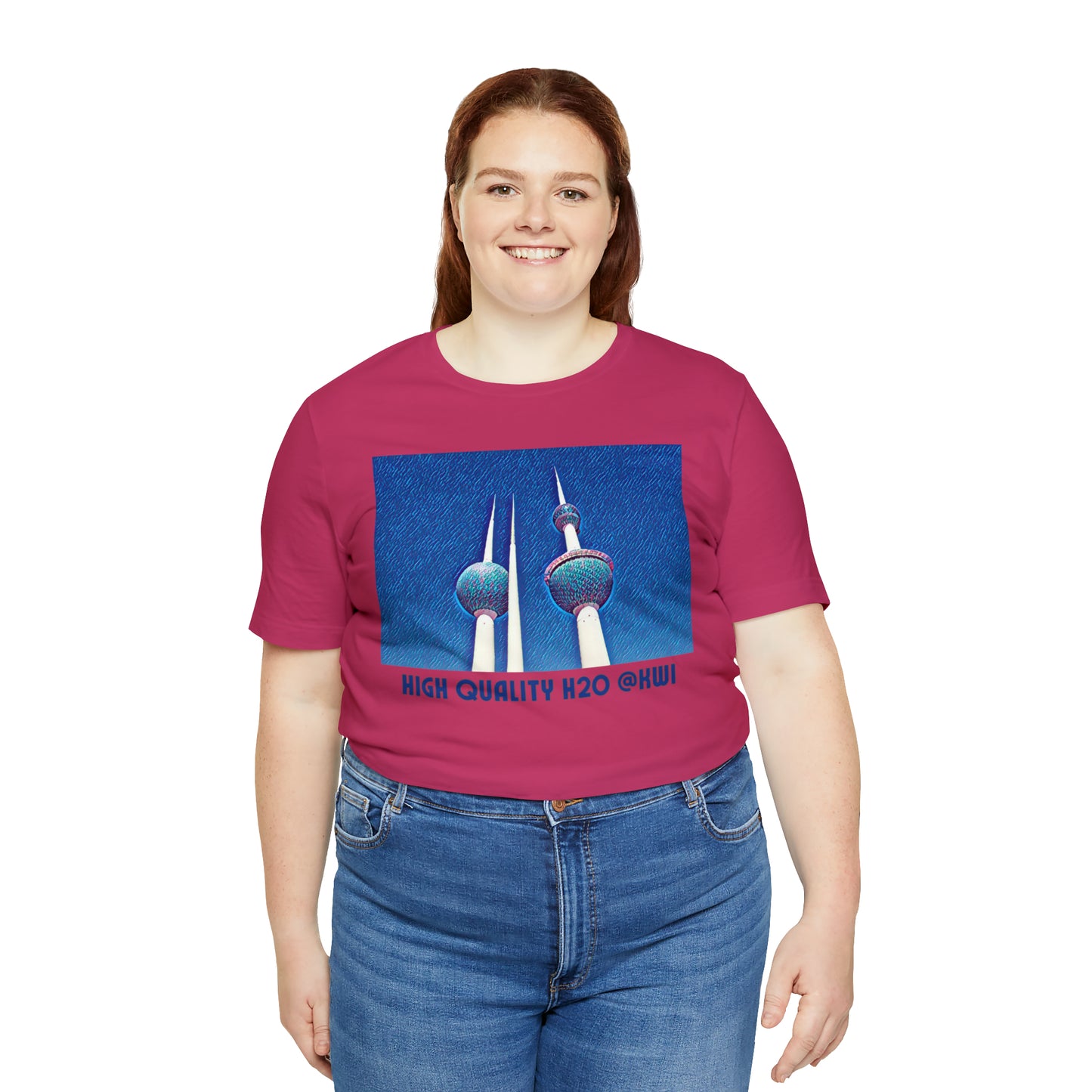 Comfy Short Sleeve Fun T-Shirt: Kuwait City